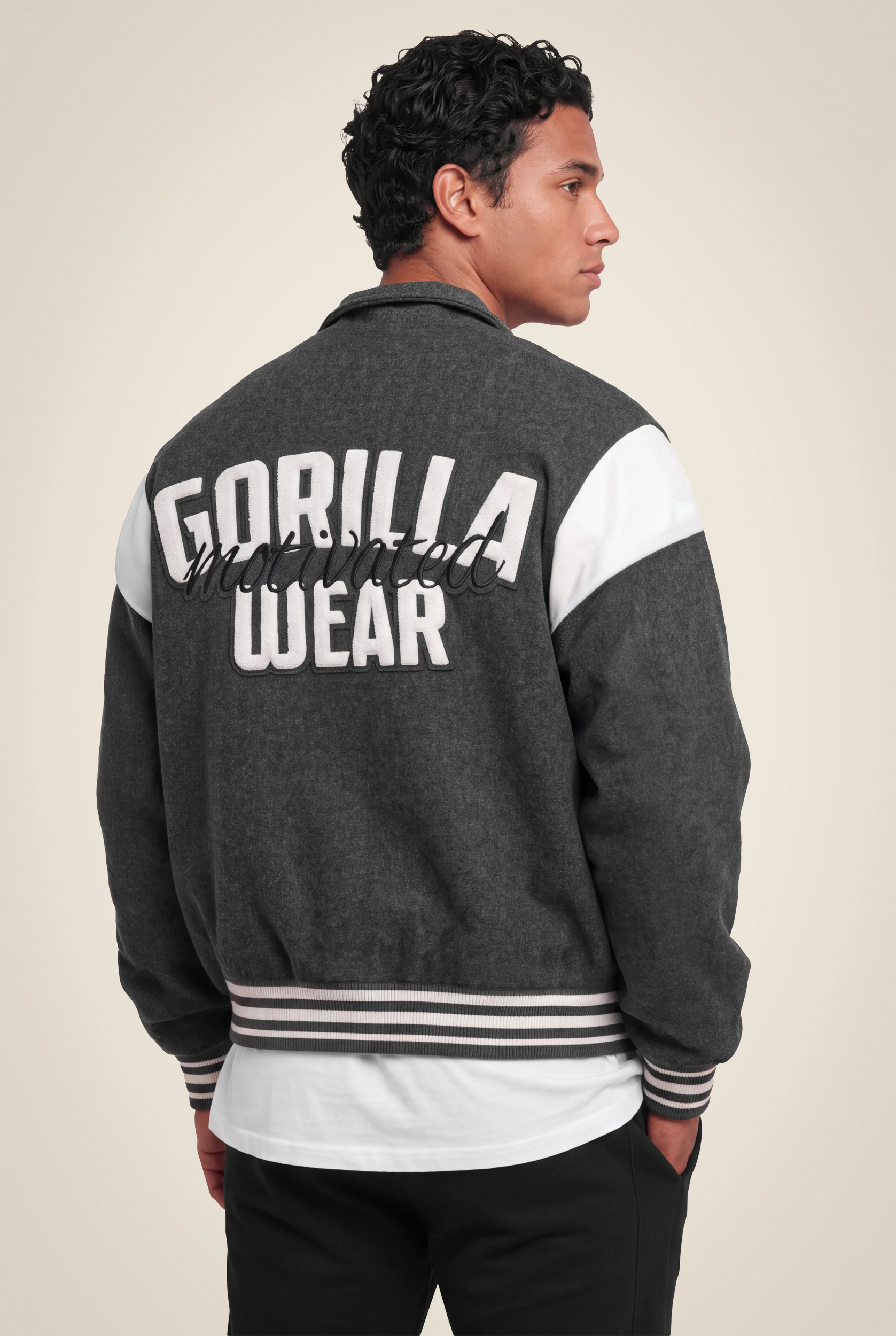 Stockholm Varsity Veste Gorilla Wear - Gris, vue 2