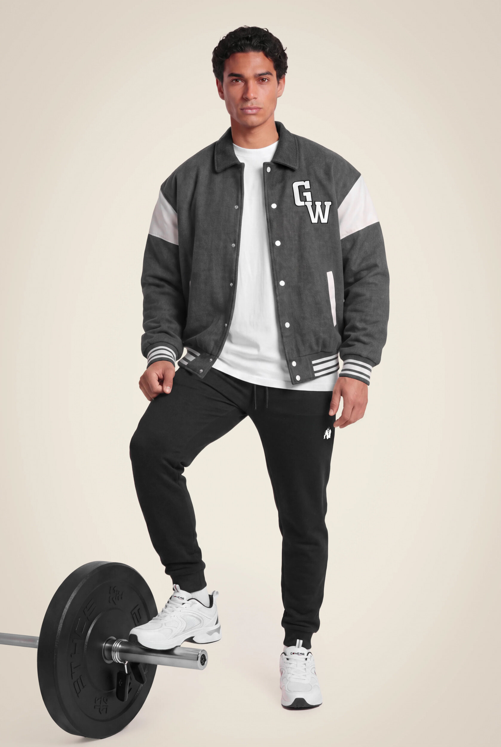 Stockholm Varsity Veste Gorilla Wear - Gris, vue 3