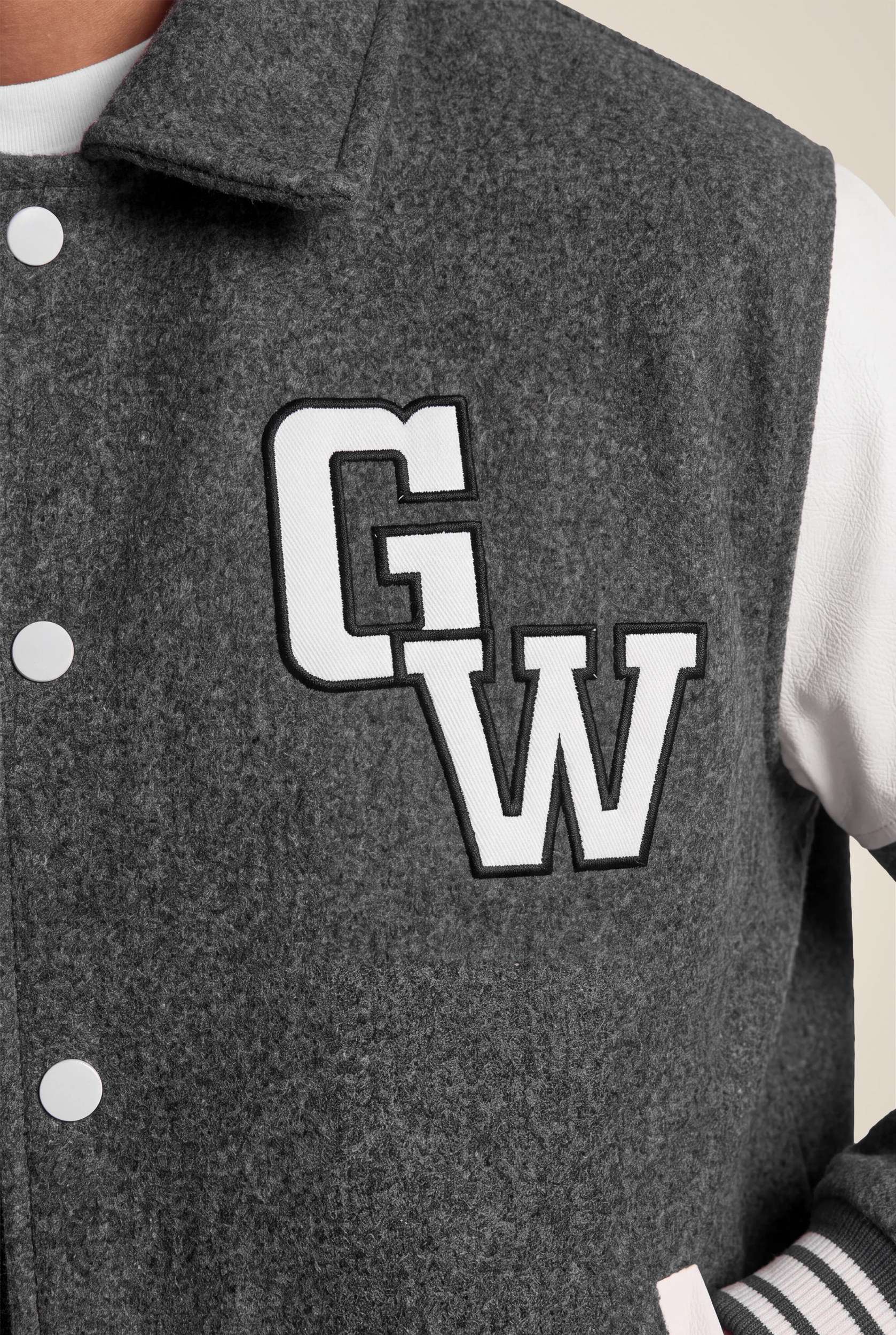 Stockholm Varsity Veste Gorilla Wear - Gris, vue 5