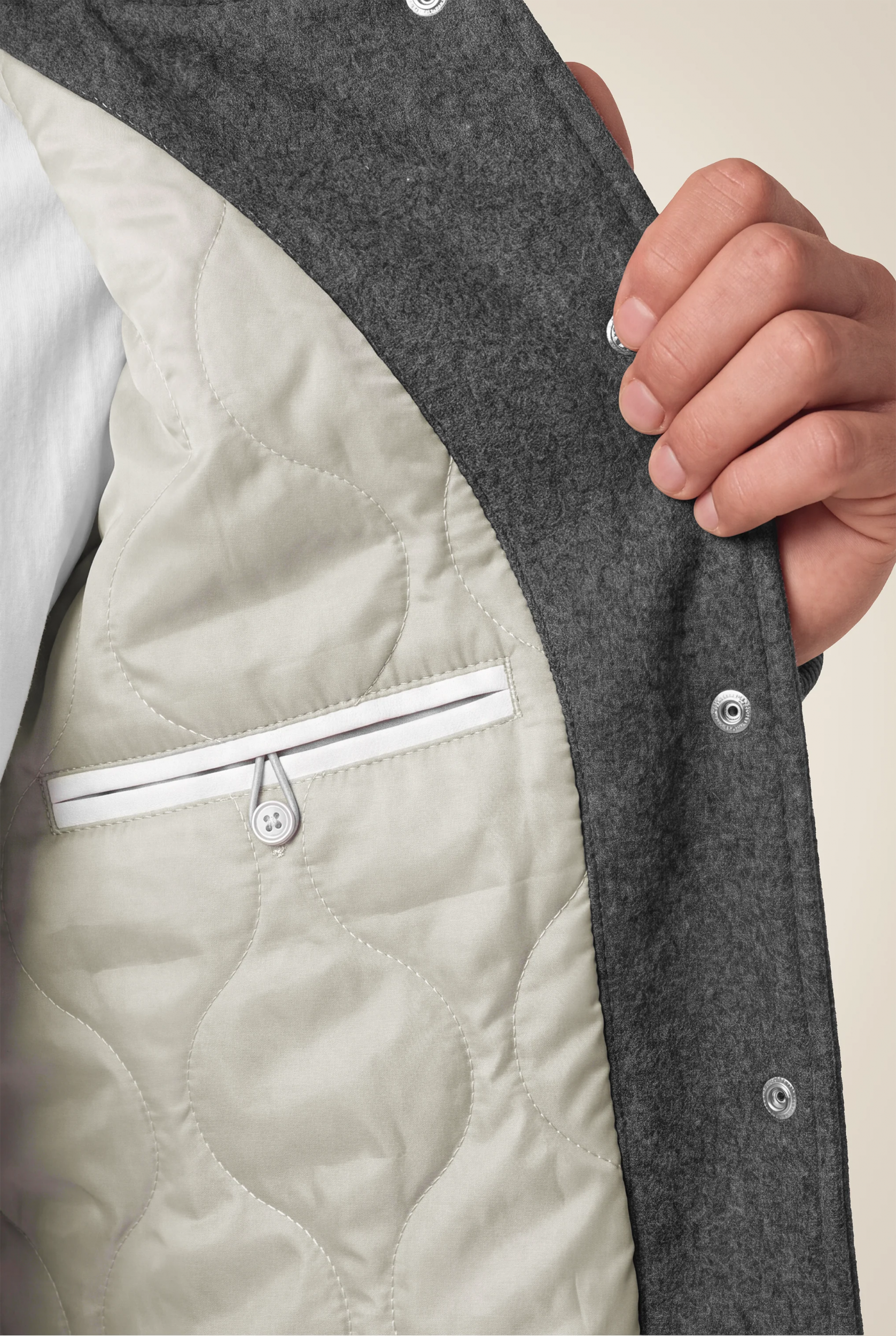 Stockholm Varsity Veste Gorilla Wear - Gris, vue 6