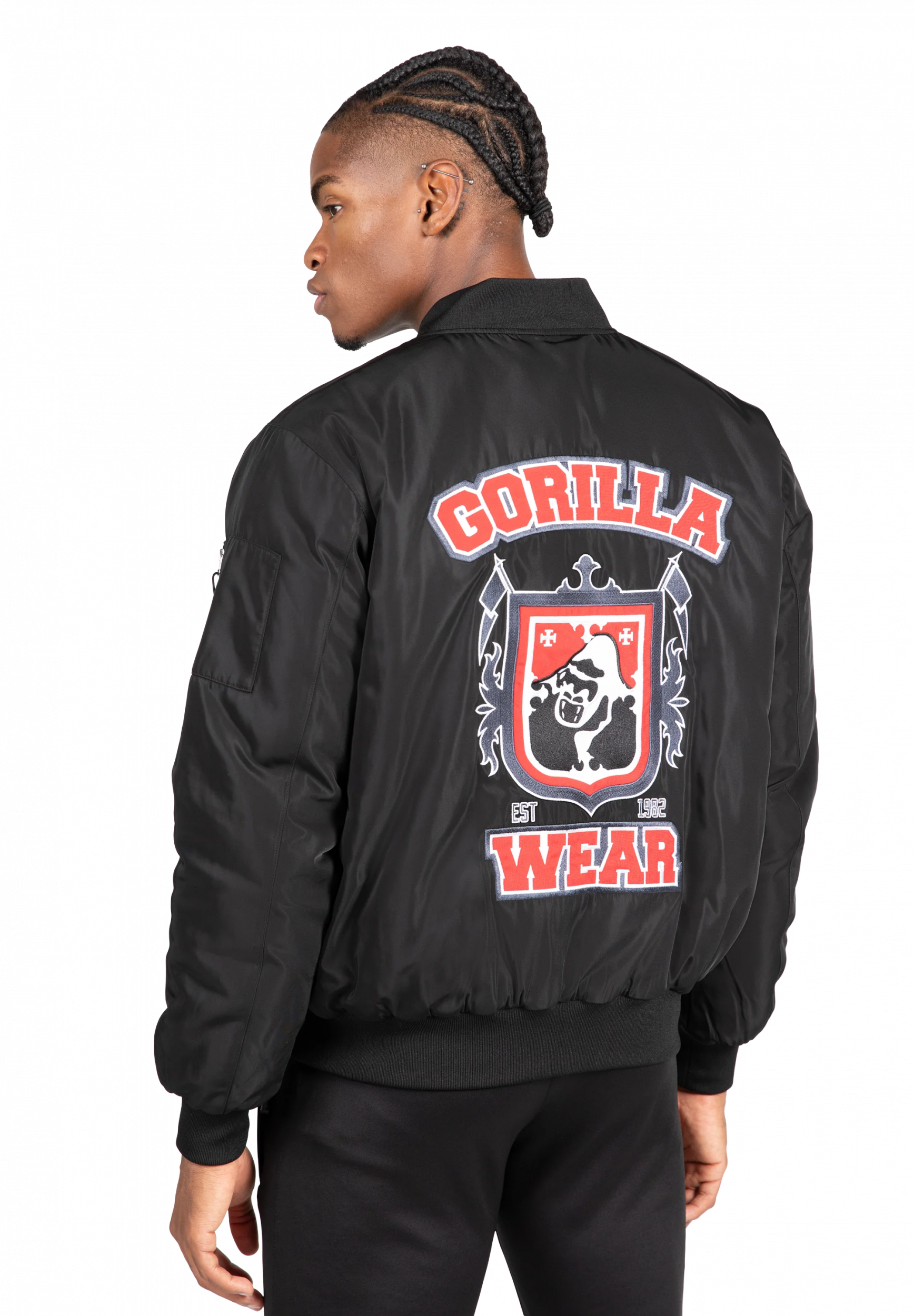 Covington Bomber Veste Gorilla Wear - Noir, vue 1