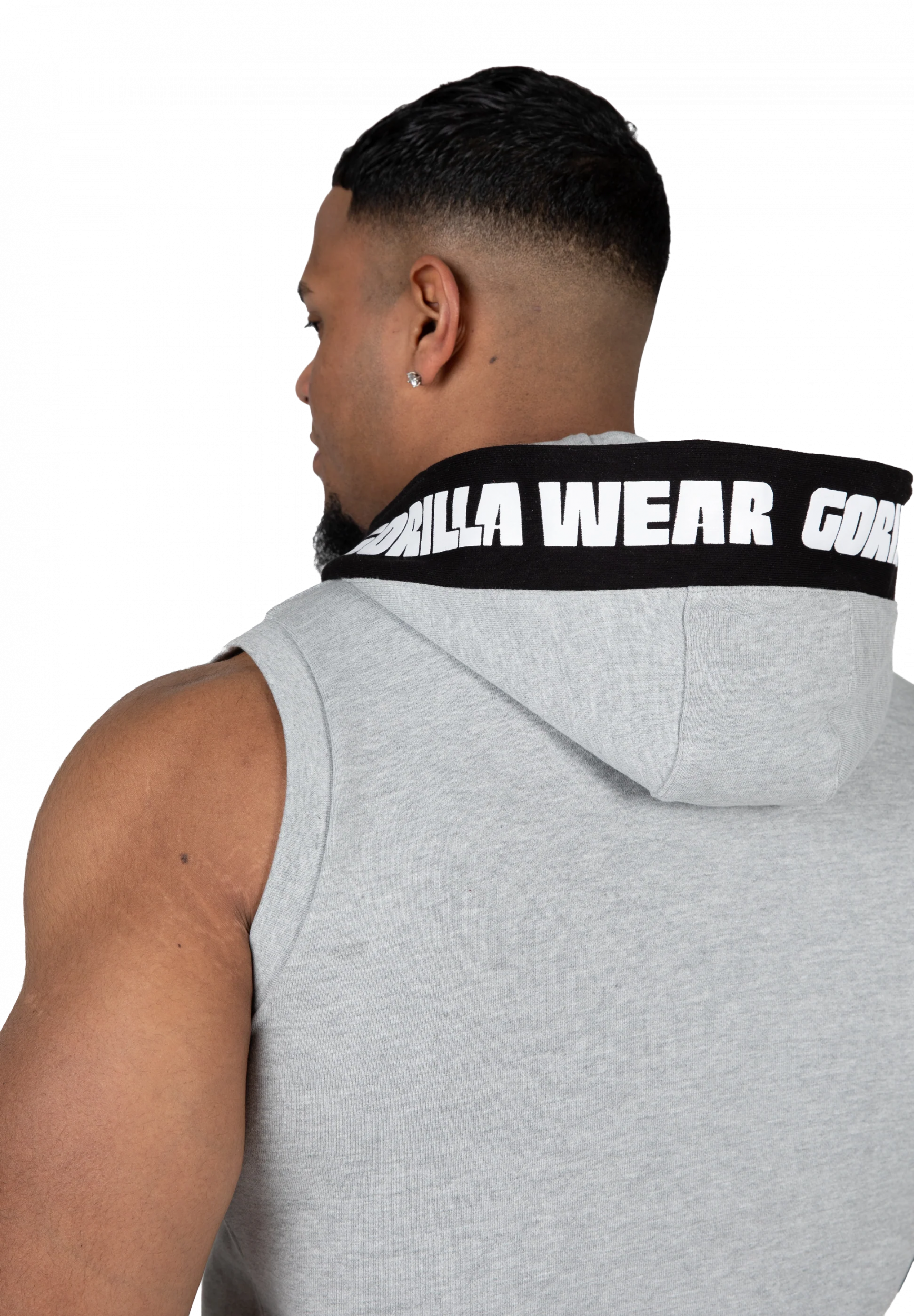 Milwaukee S/L Zipped Sweat à capuche Gorilla Wear - Gris chiné - vue 4