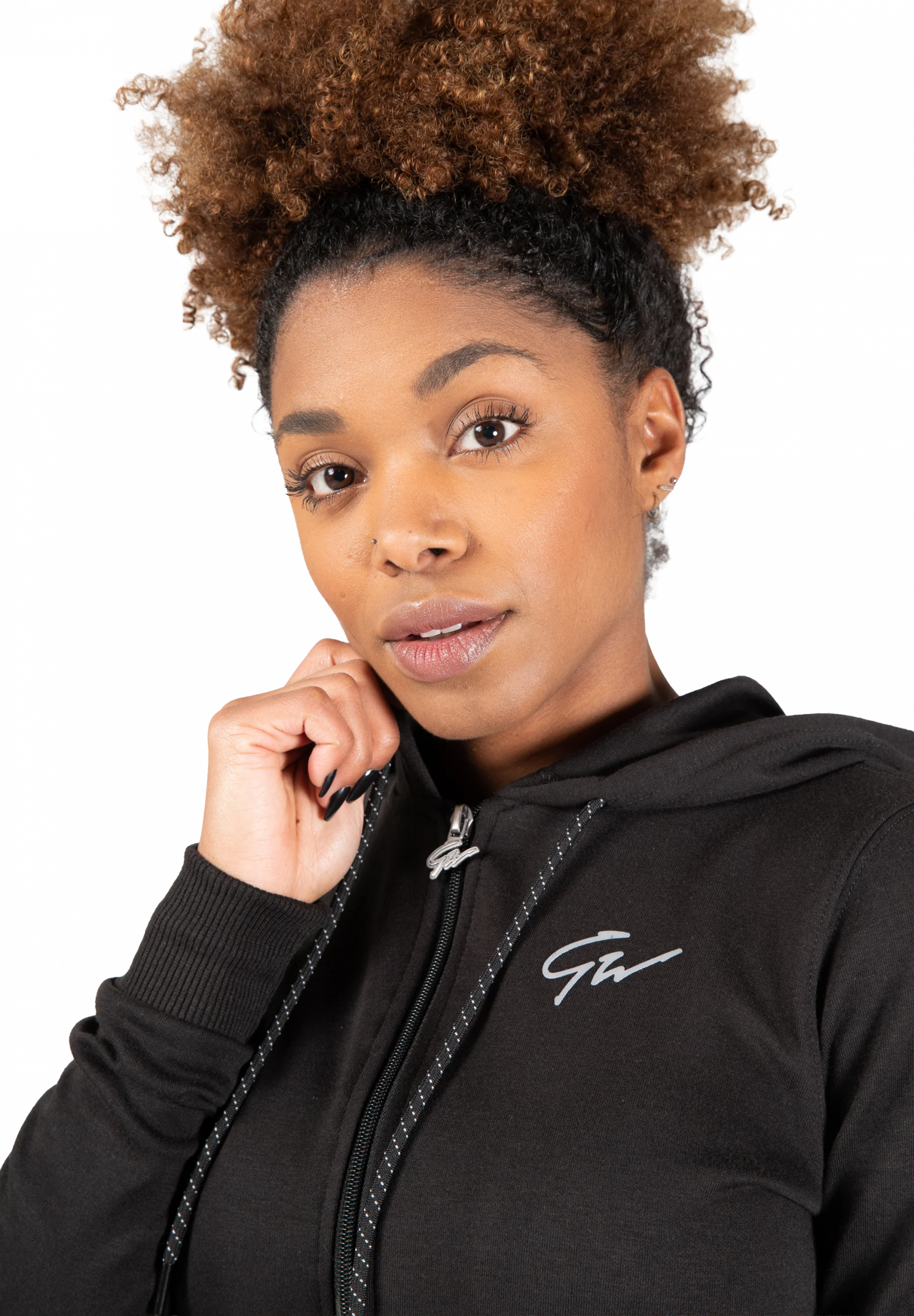 Pixley Zipped Sweat à capuche Gorilla Wear - Noir - vue 4