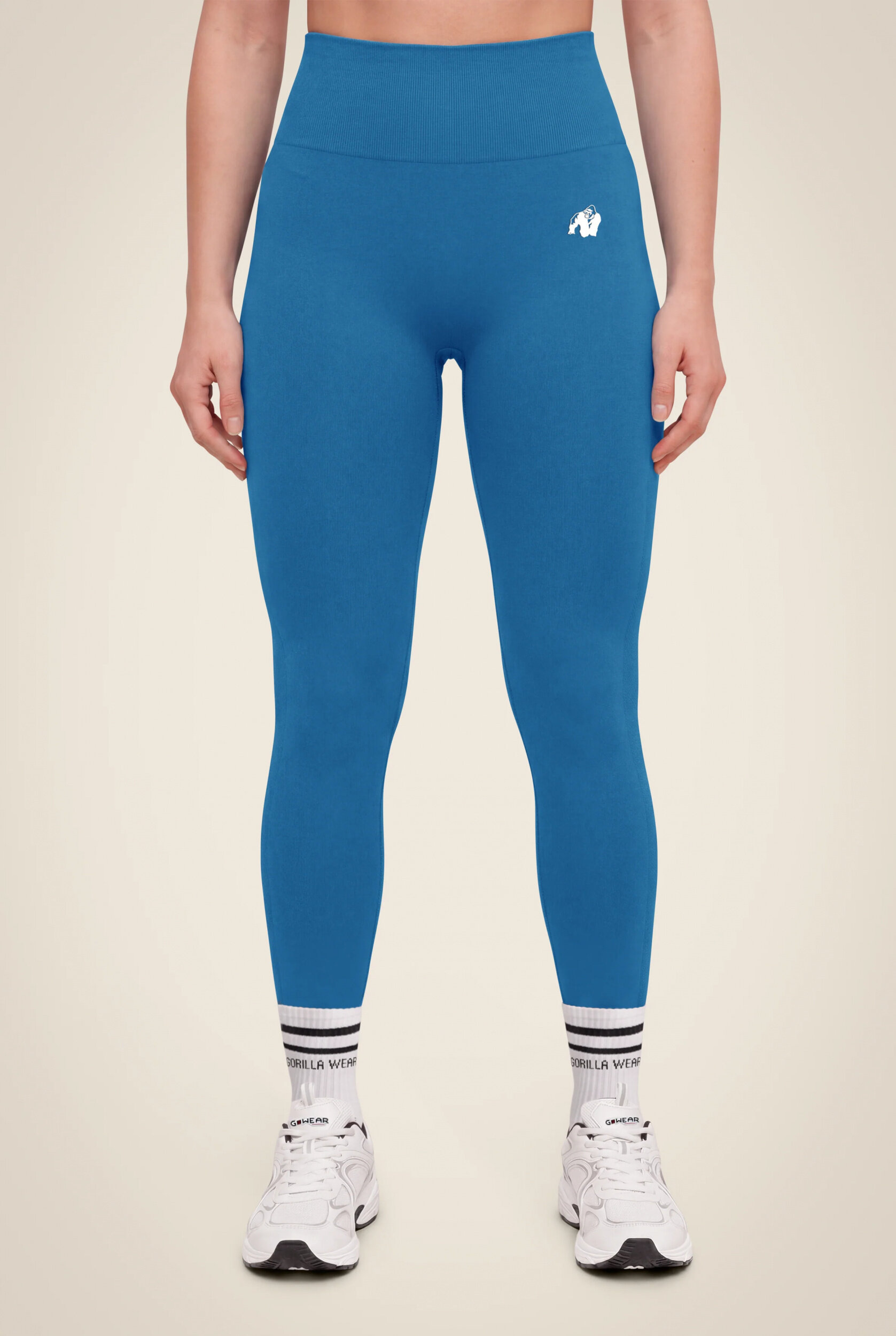 Hilton Seamless Legging Gorilla Wear - Bleu - vue 2