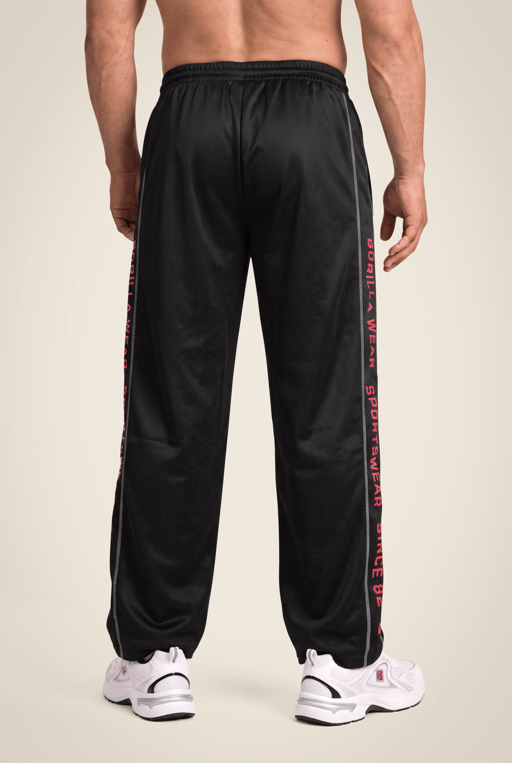 Functional Mesh Pantalon Gorilla Wear - Noir/Rouge - vue 2