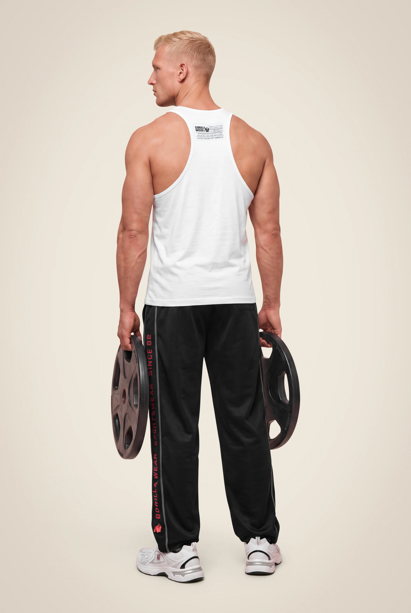 Functional Mesh Pantalon Gorilla Wear - Noir/Rouge - vue 3