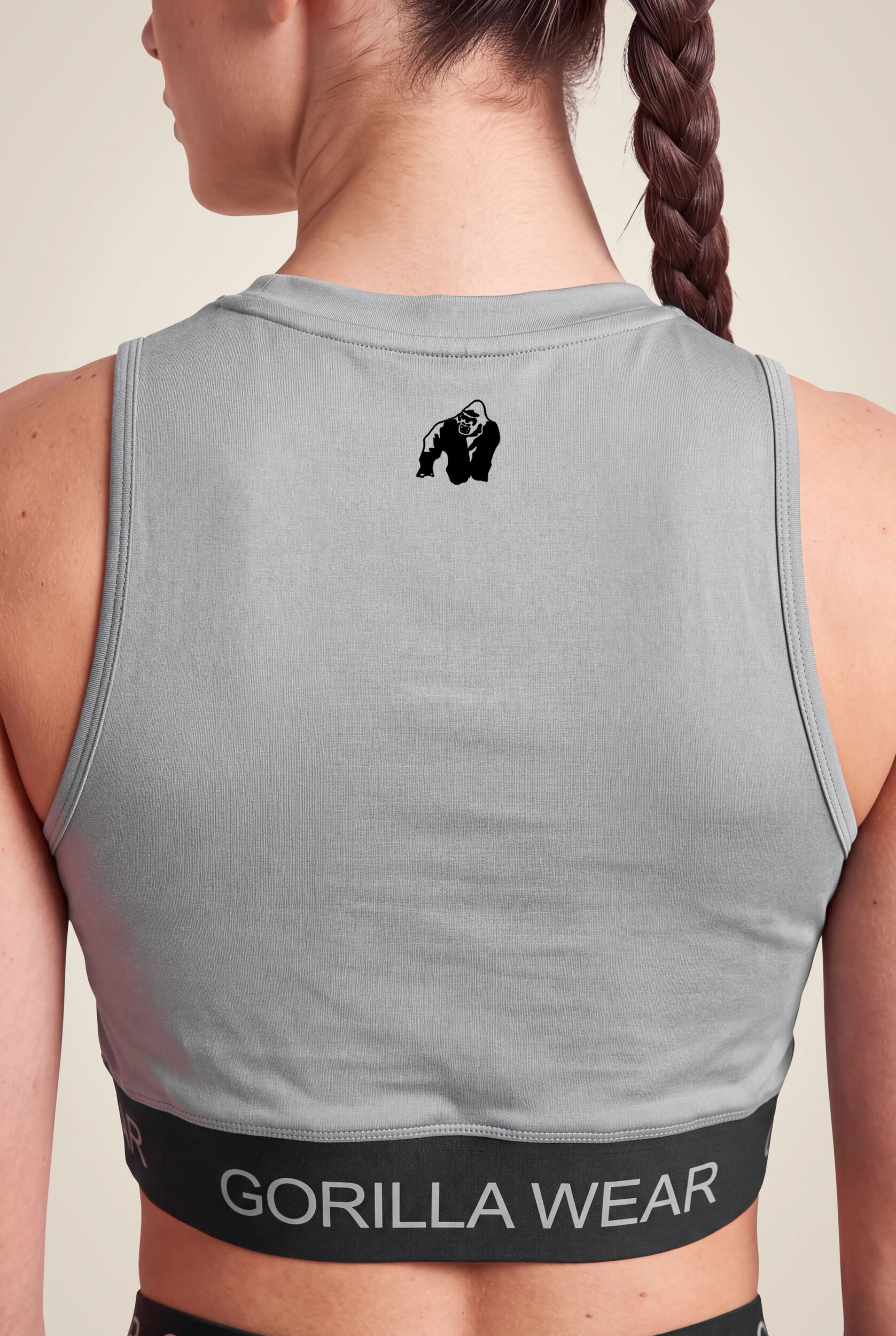 Colby Cropped Débardeur Gorilla Wear - Gris - vue 5