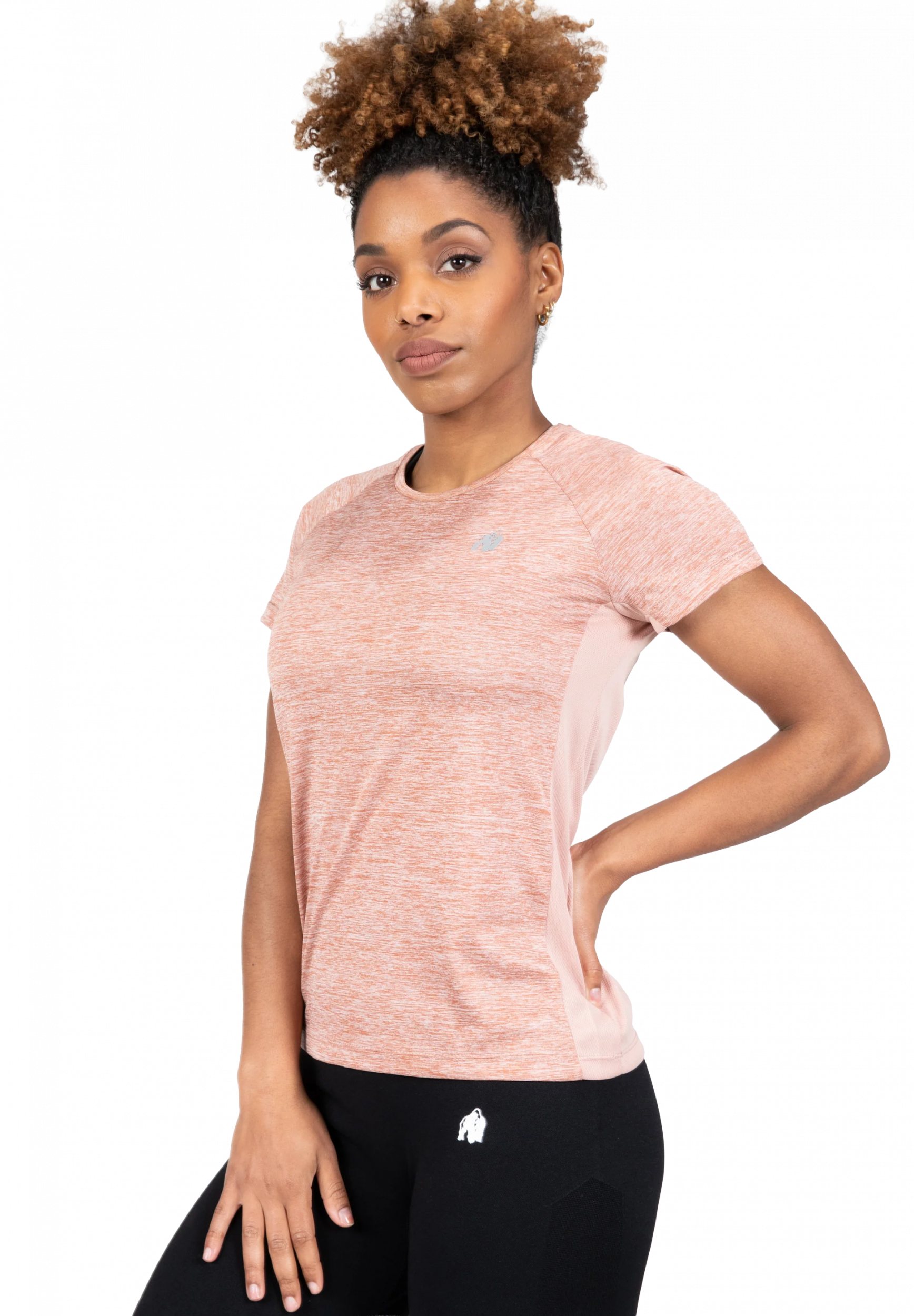 Monetta Performance T-shirt Gorilla Wear - Rose saumon, vue 1
