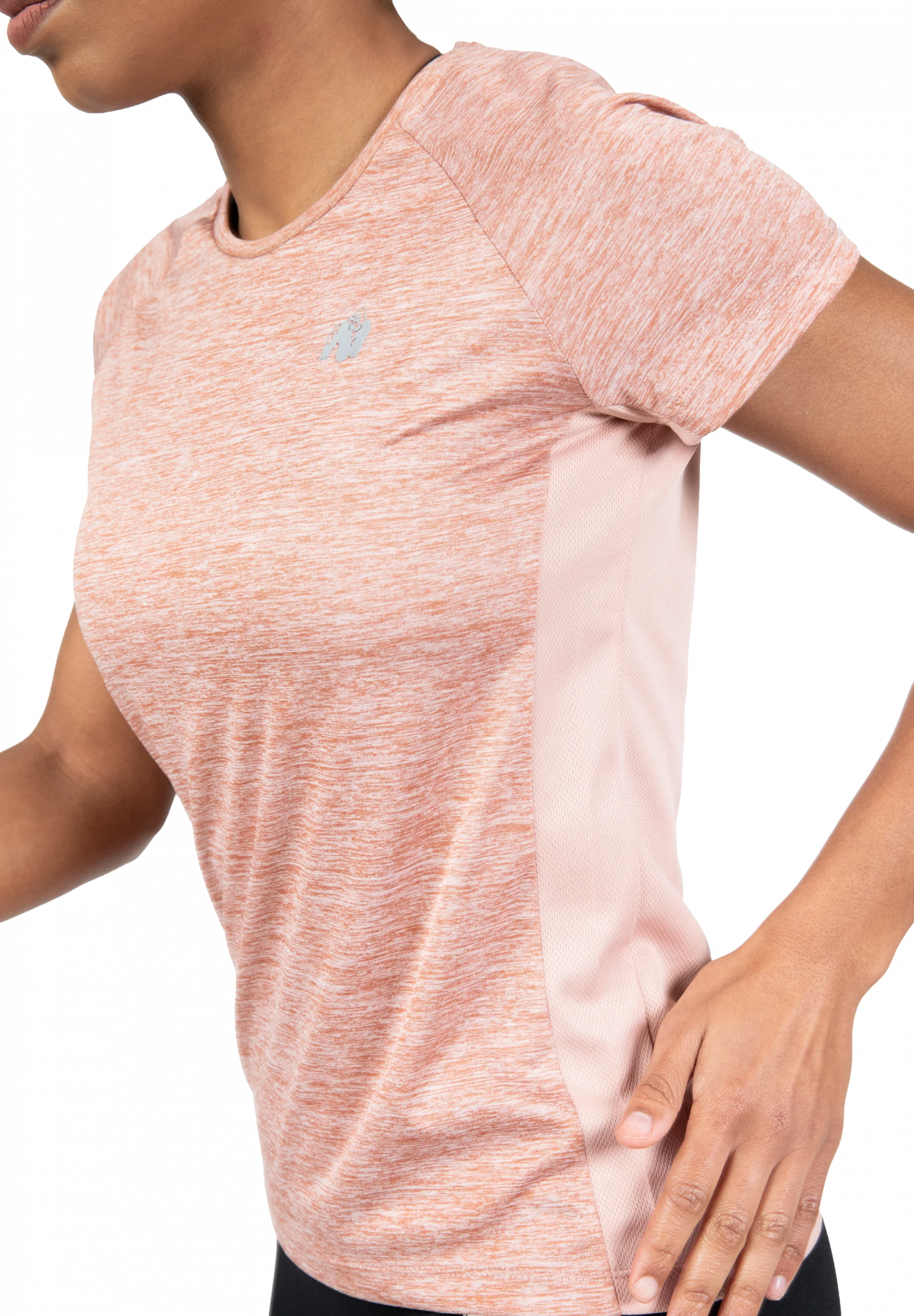Monetta Performance T-shirt Gorilla Wear - Rose saumon, vue 4