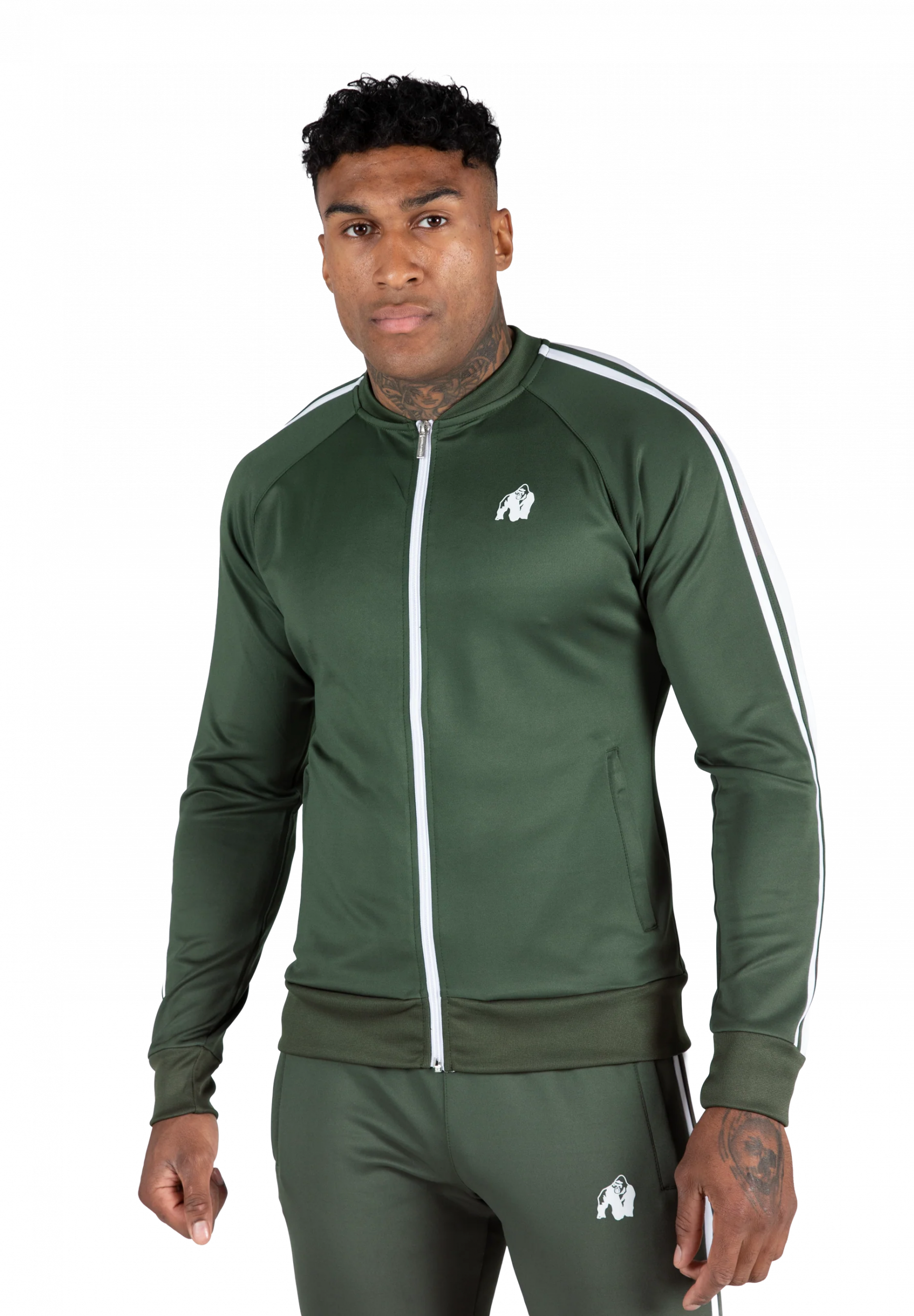 Riverside Track Veste Gorilla Wear - Vert, vue 1