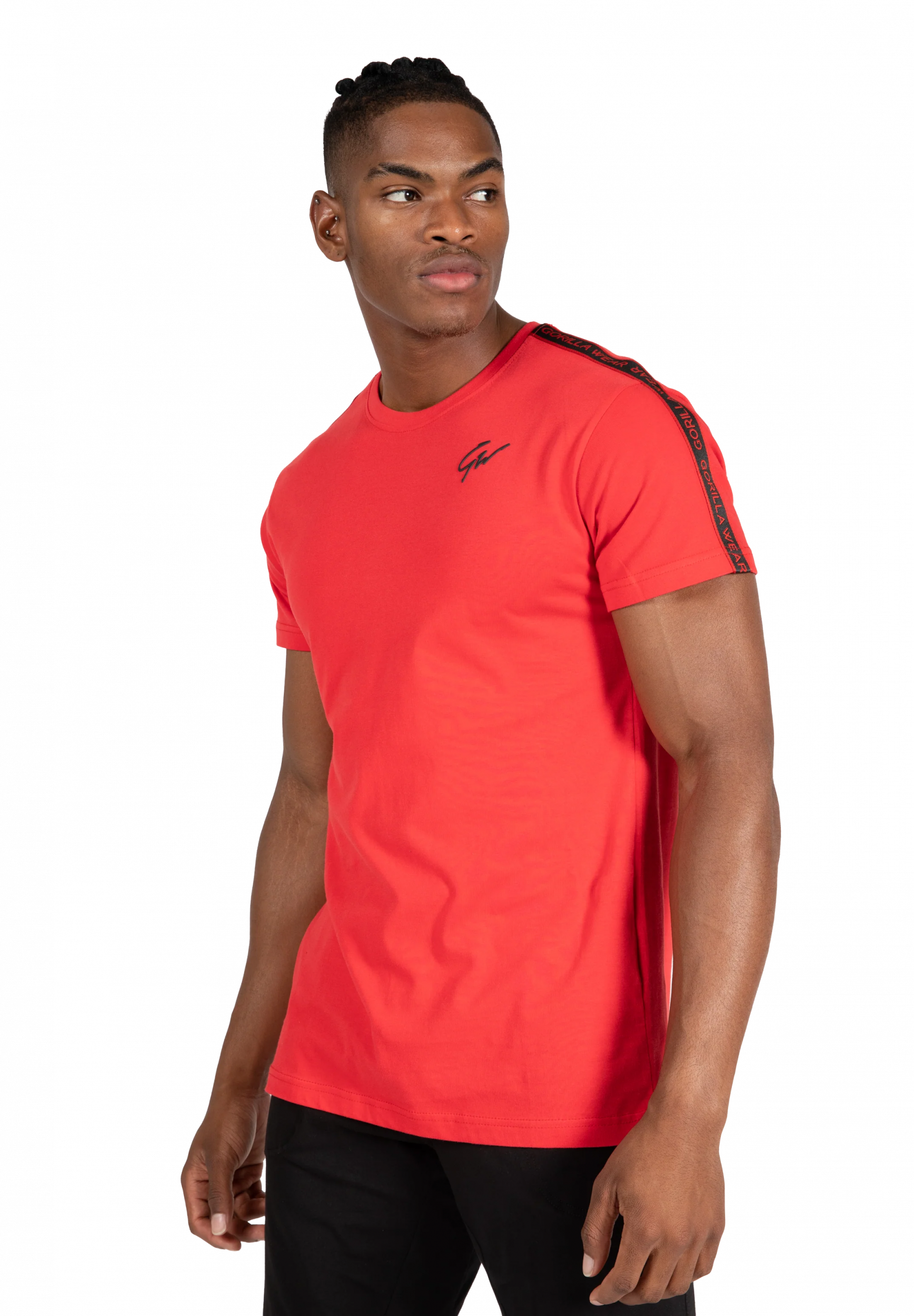 Chester T-shirt Gorilla Wear - Rouge/Noir, vue 1