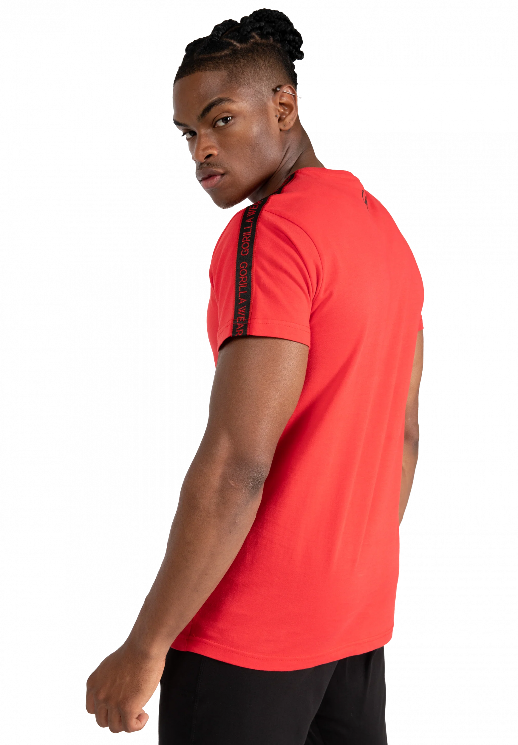 Chester T-shirt Gorilla Wear - Rouge/Noir, vue 2