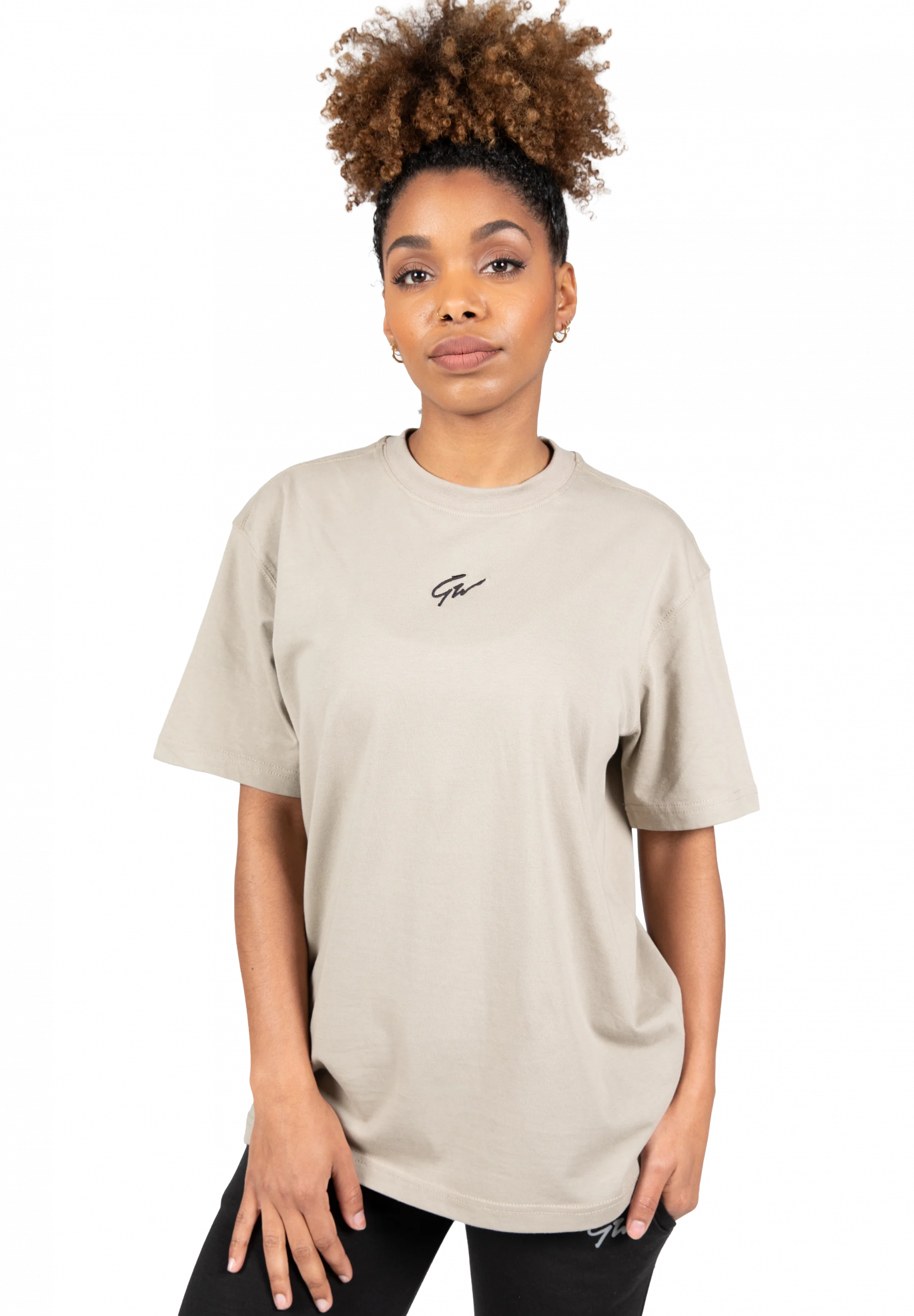 Bixby Oversized T-shirt Gorilla Wear - Beige, photo 1