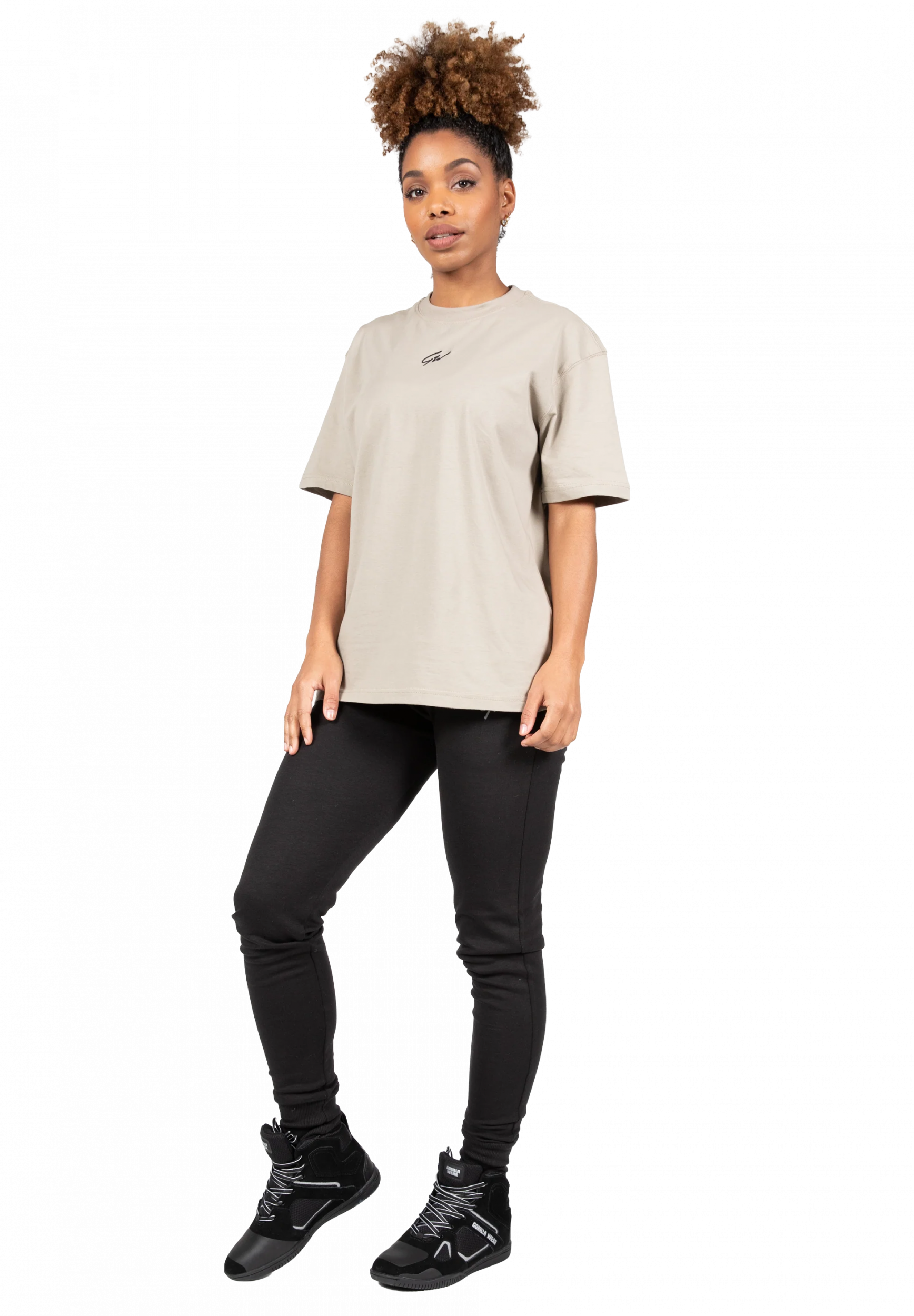 Bixby Oversized T-shirt Gorilla Wear - Beige, photo 3