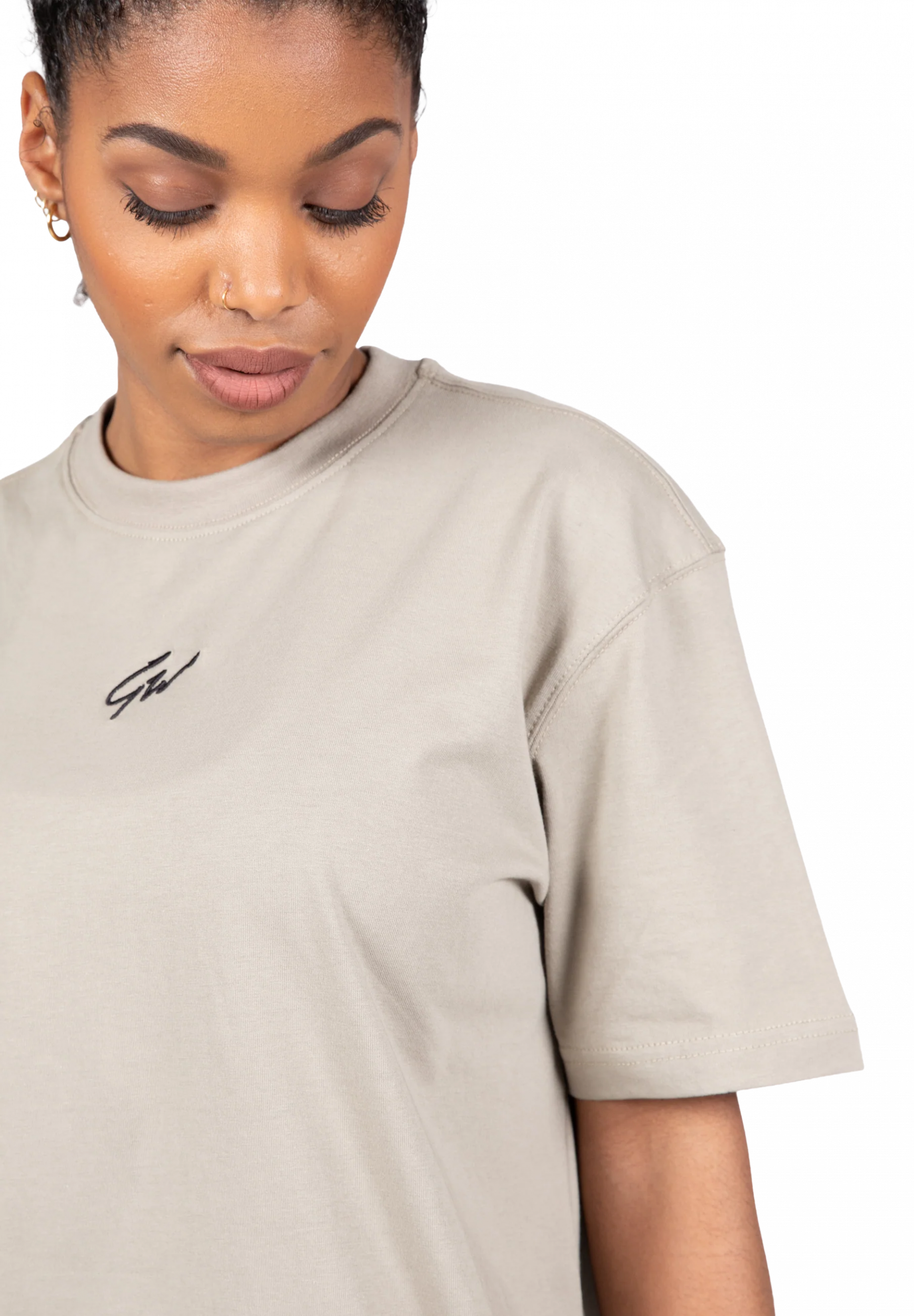 Bixby Oversized T-shirt Gorilla Wear - Beige, photo 4