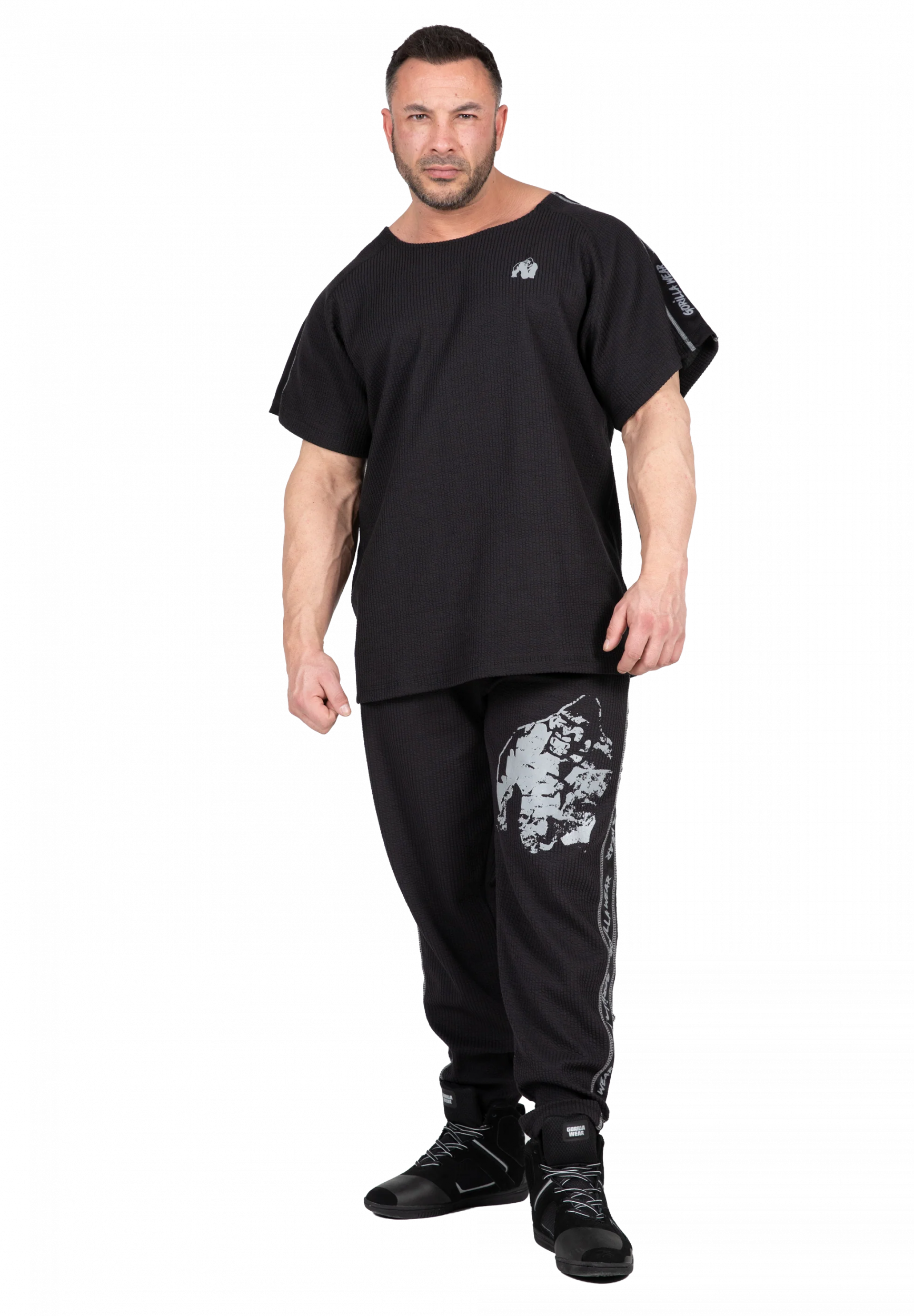 Buffalo Old School Workout pantalon Gorilla Wear - Noir/Gris, photo 3