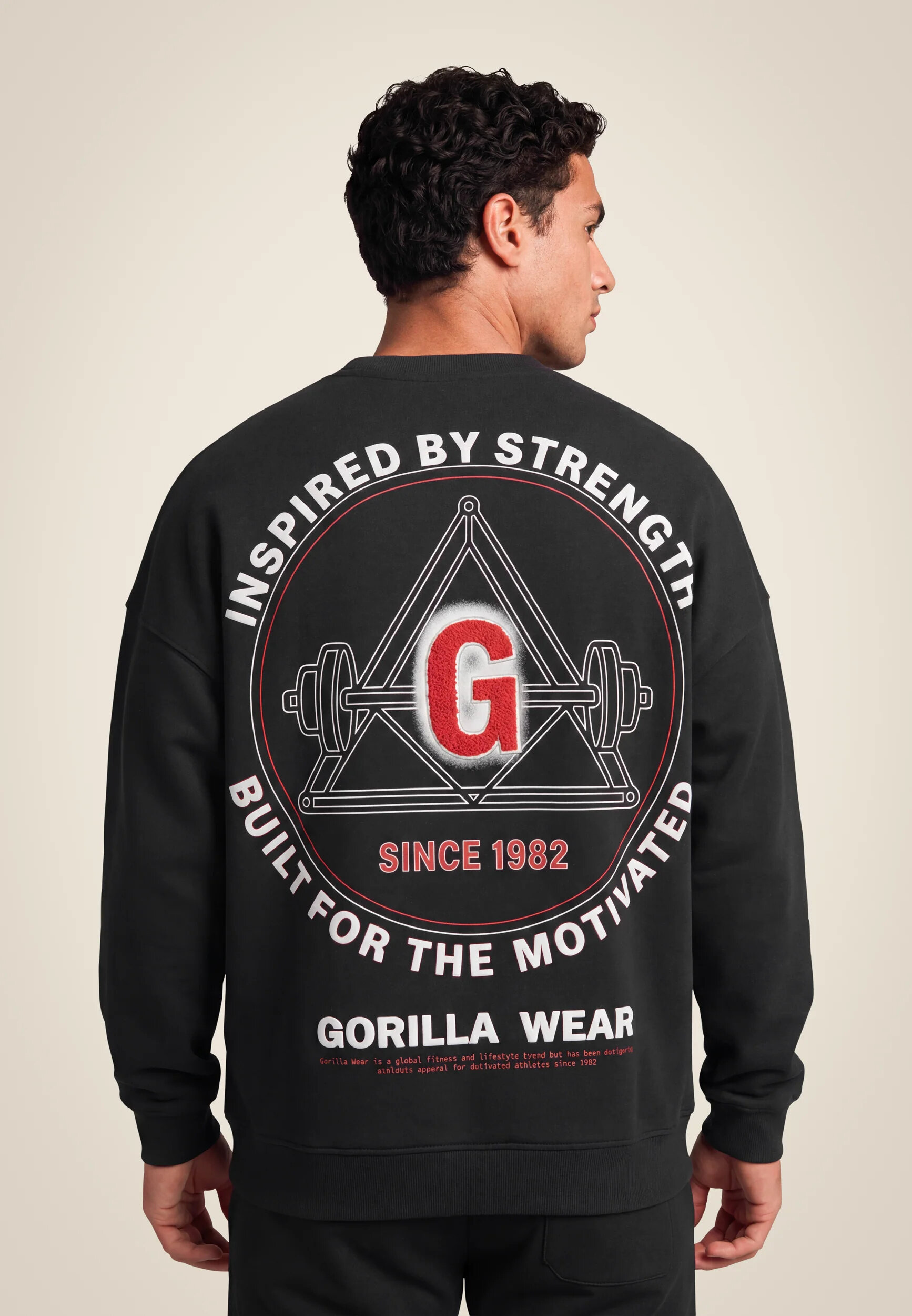 Leeds Oversized pull Gorilla Wear - Noir, photo 1