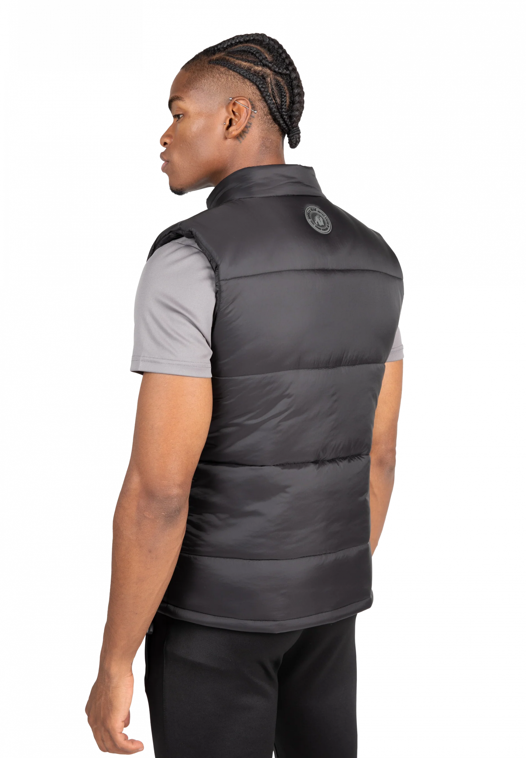 Irvine Puffer gilet Gorilla Wear - Noir, vue 2