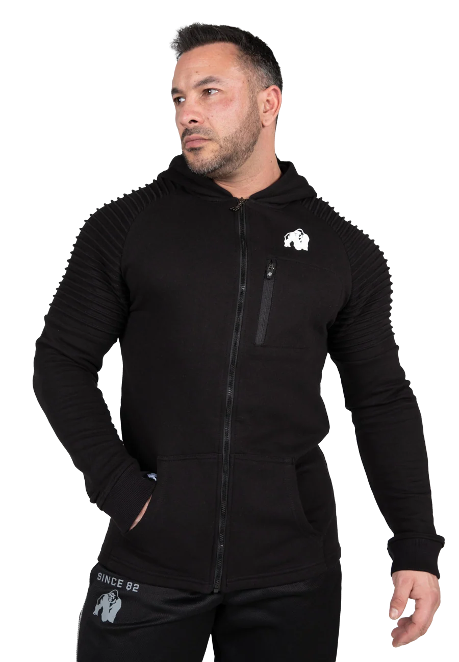 Delta Zipped sweat à capuche Gorilla Wear - Noir, vue 1