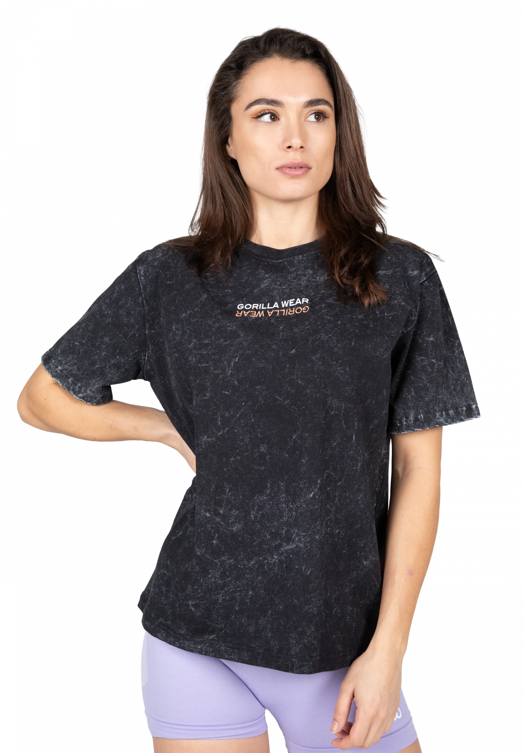 Medina Oversized T-shirt Gorilla Wear - Noir délavé, vue 1