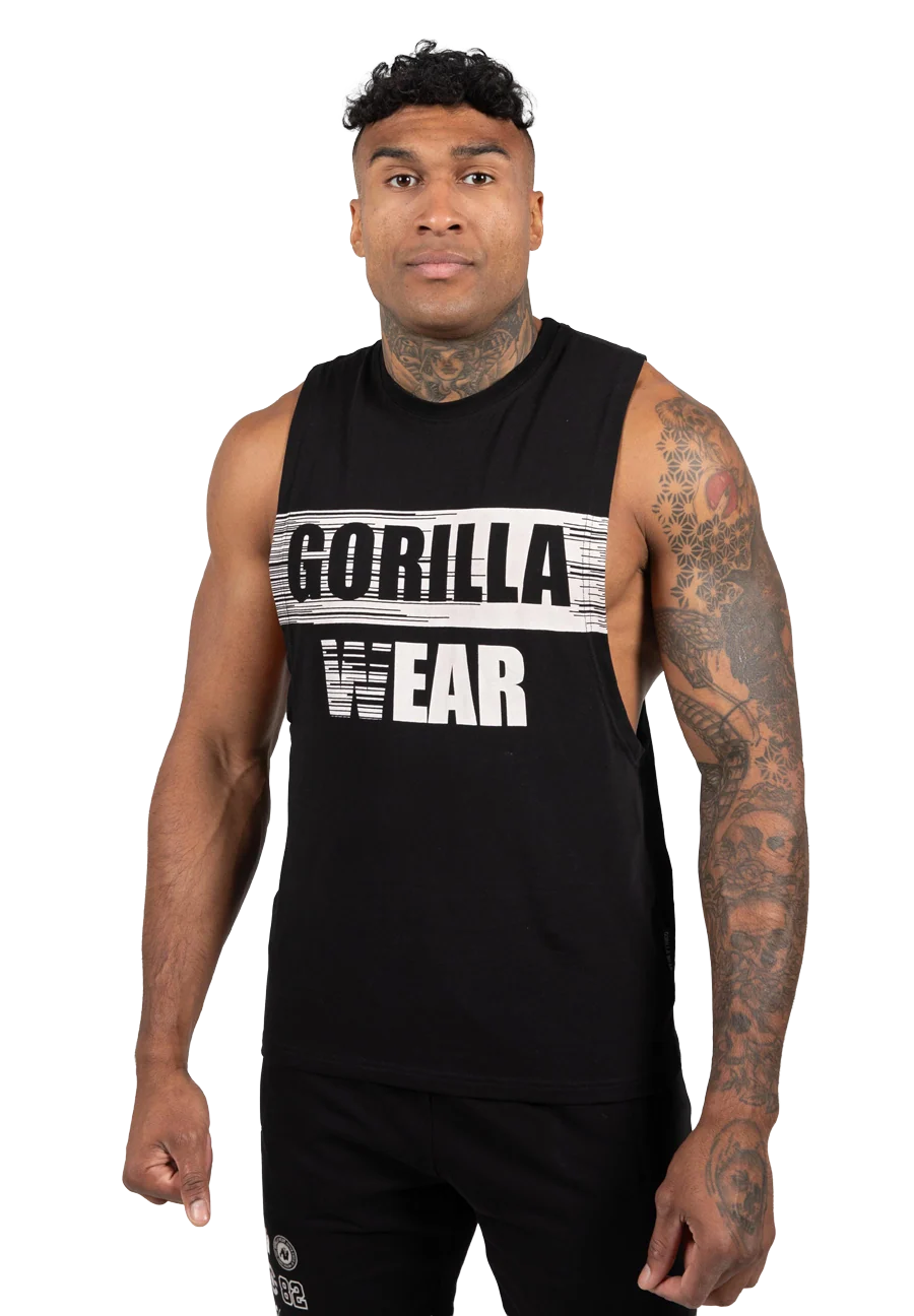 Lopez Drop Armhole débardeur Gorilla Wear - Noir, vue 1