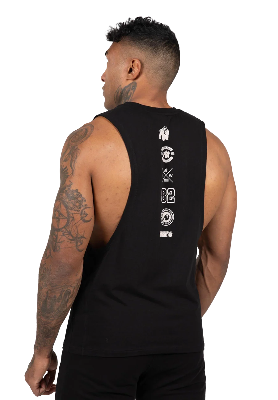Lopez Drop Armhole débardeur Gorilla Wear - Noir, vue 2