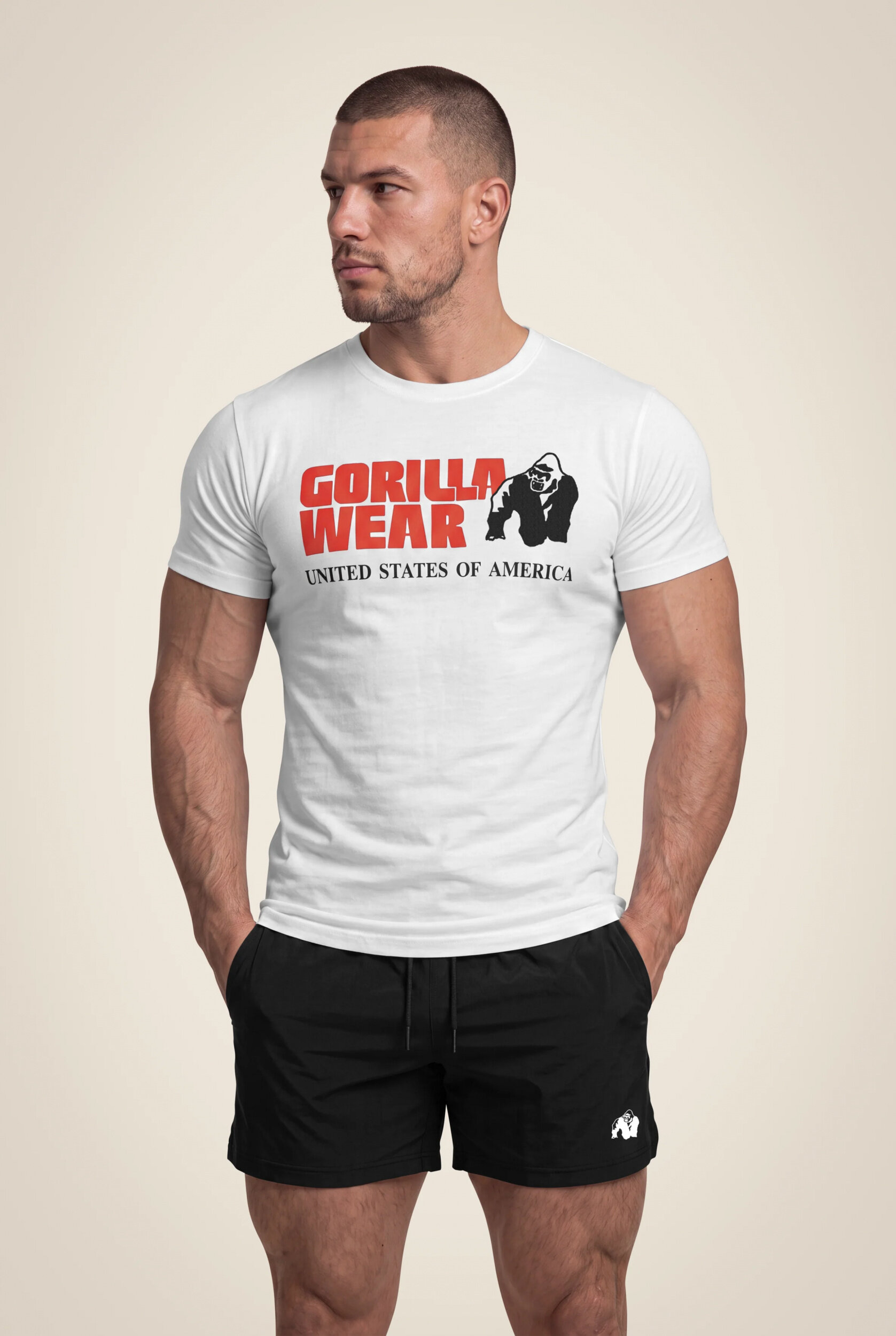 Classic T-shirt Gorilla Wear - Blanc, vue 1