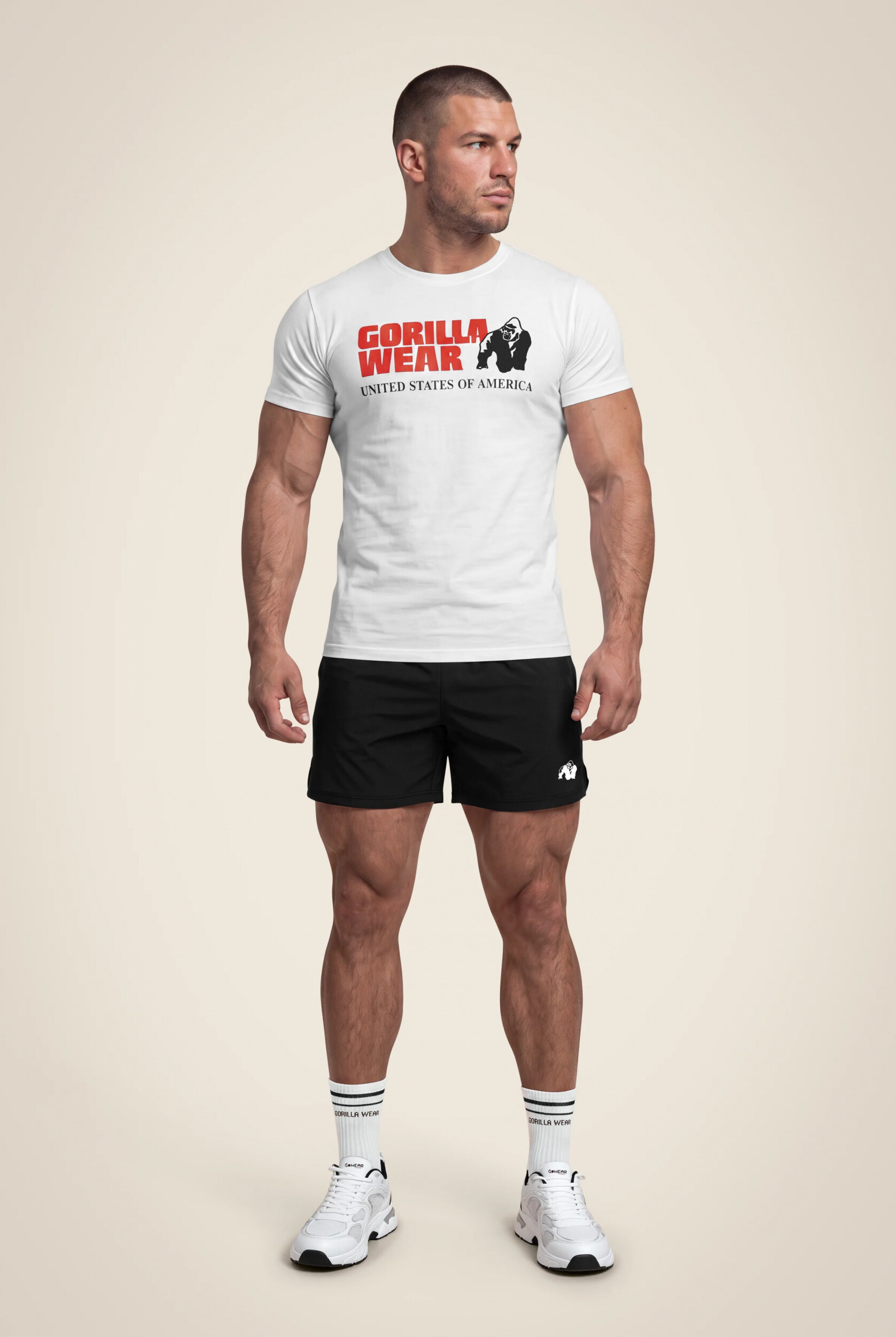 Classic T-shirt Gorilla Wear - Blanc, vue 3
