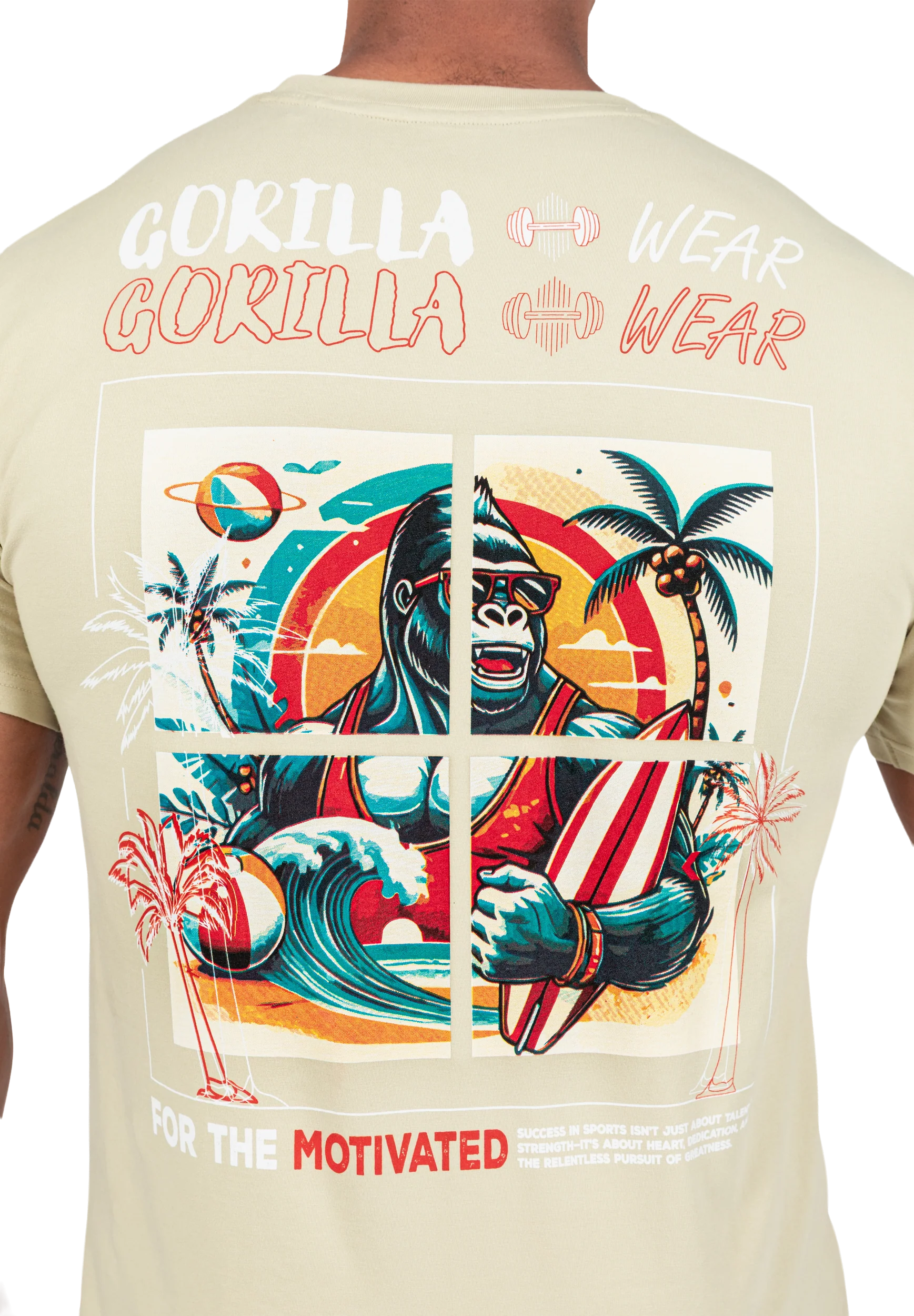 Santa Cruz T-shirt Gorilla Wear - Vert clair, vue 4