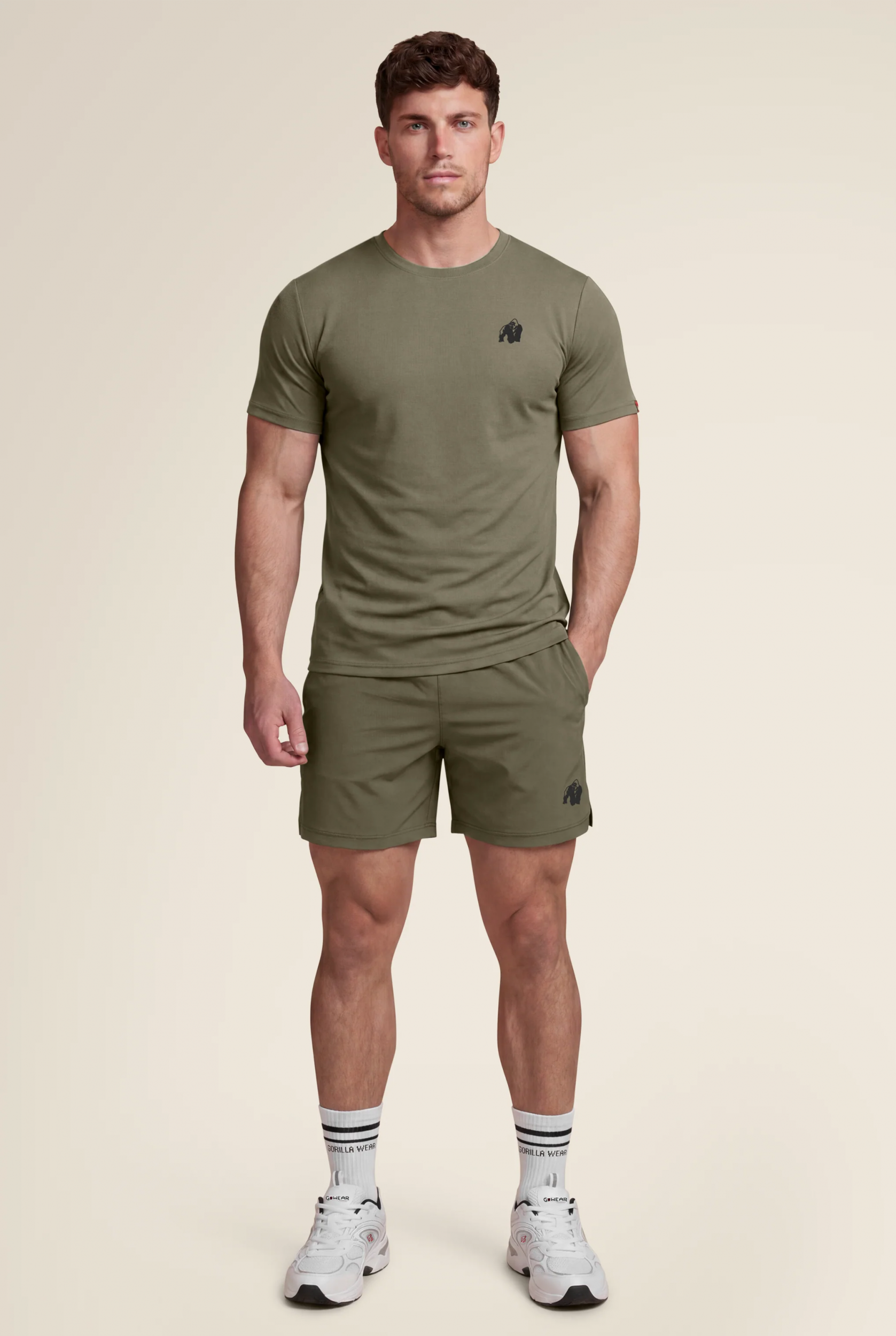 Colton T-shirt Gorilla Wear - Vert kaki - vue 3