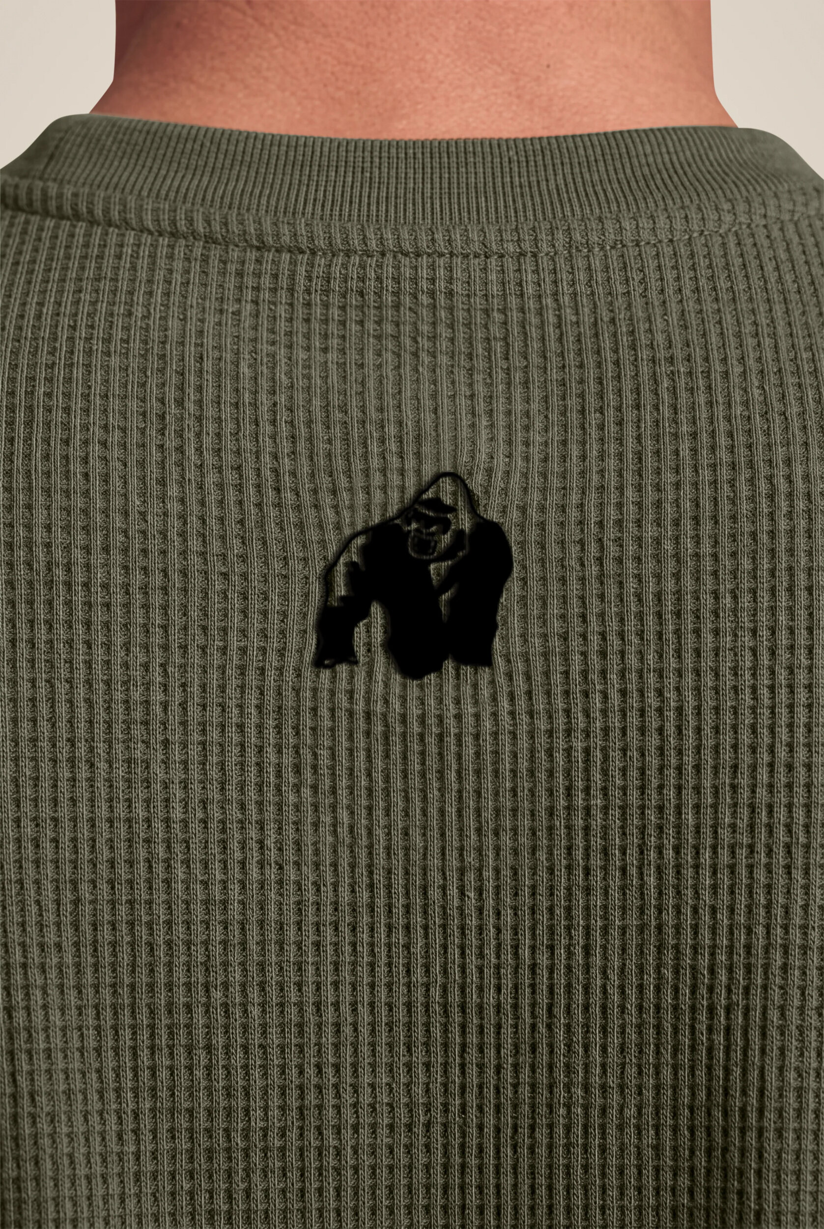 Idaho Oversized Waffle T-shirt Gorilla Wear - Vert kaki - vue 5