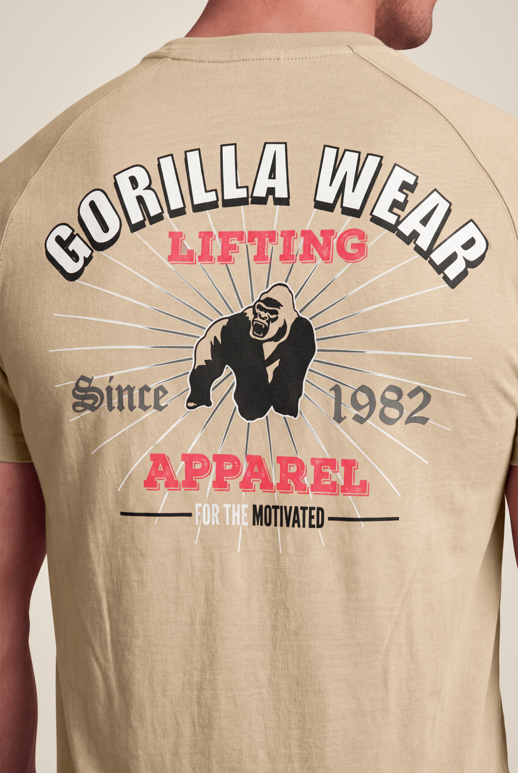Oregon T-shirt Gorilla Wear homme - Beige 4
