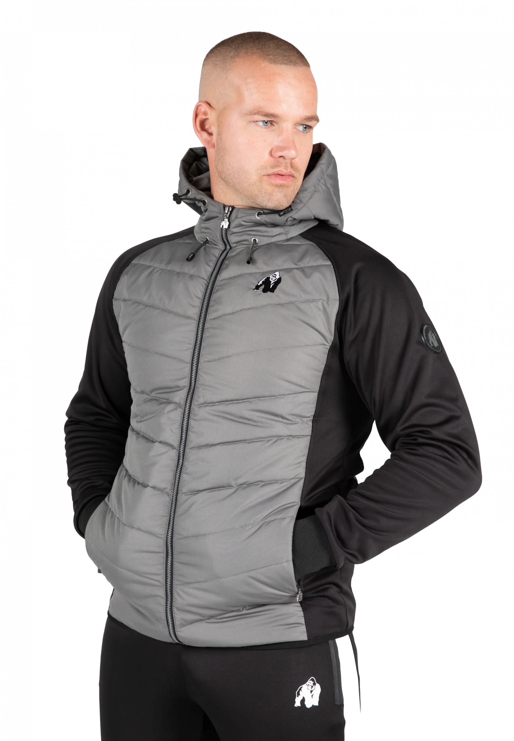 Veste Felton Gorilla Wear homme - Gris/Noir