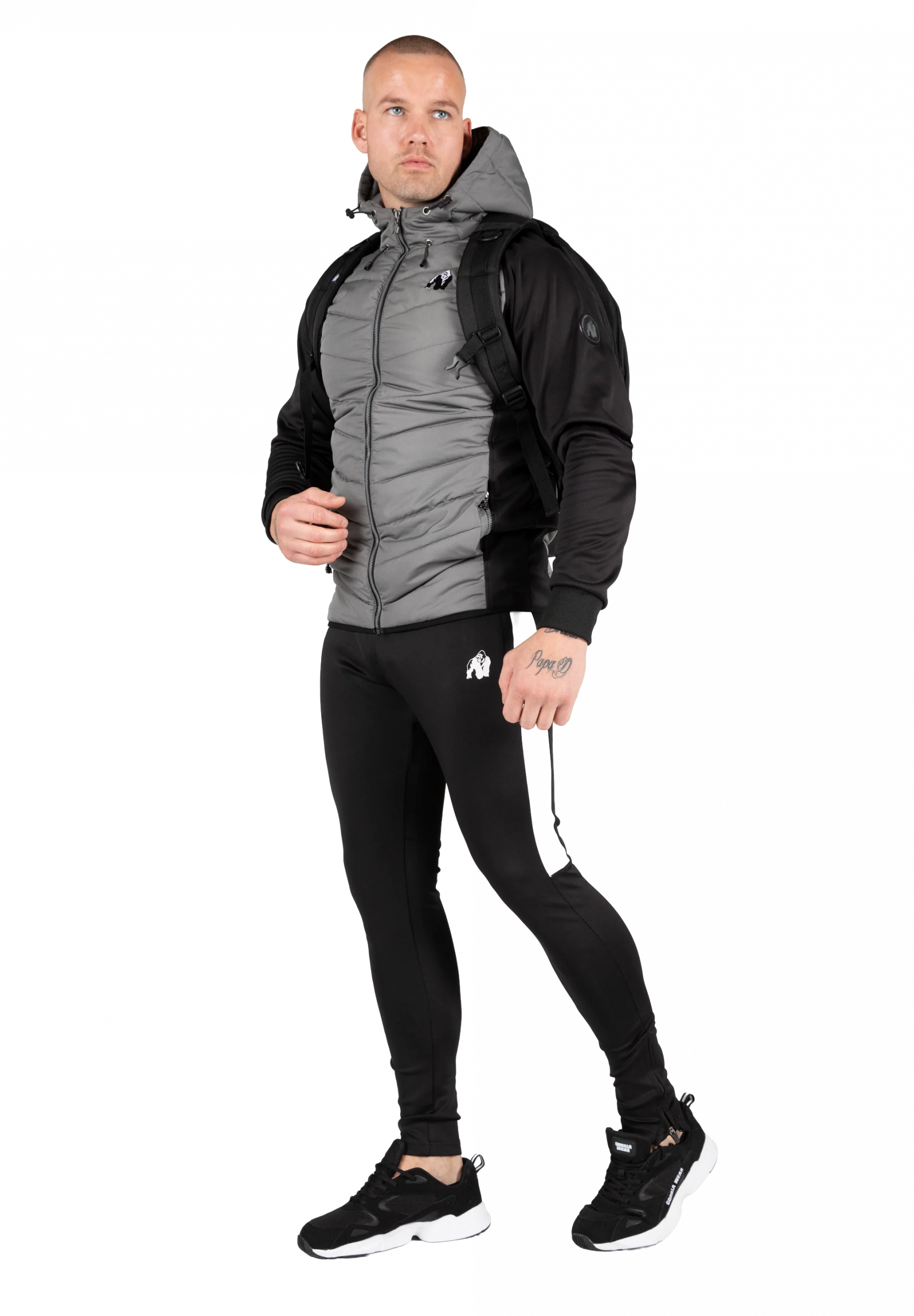 Veste Felton Gorilla Wear homme - Gris/Noir 3