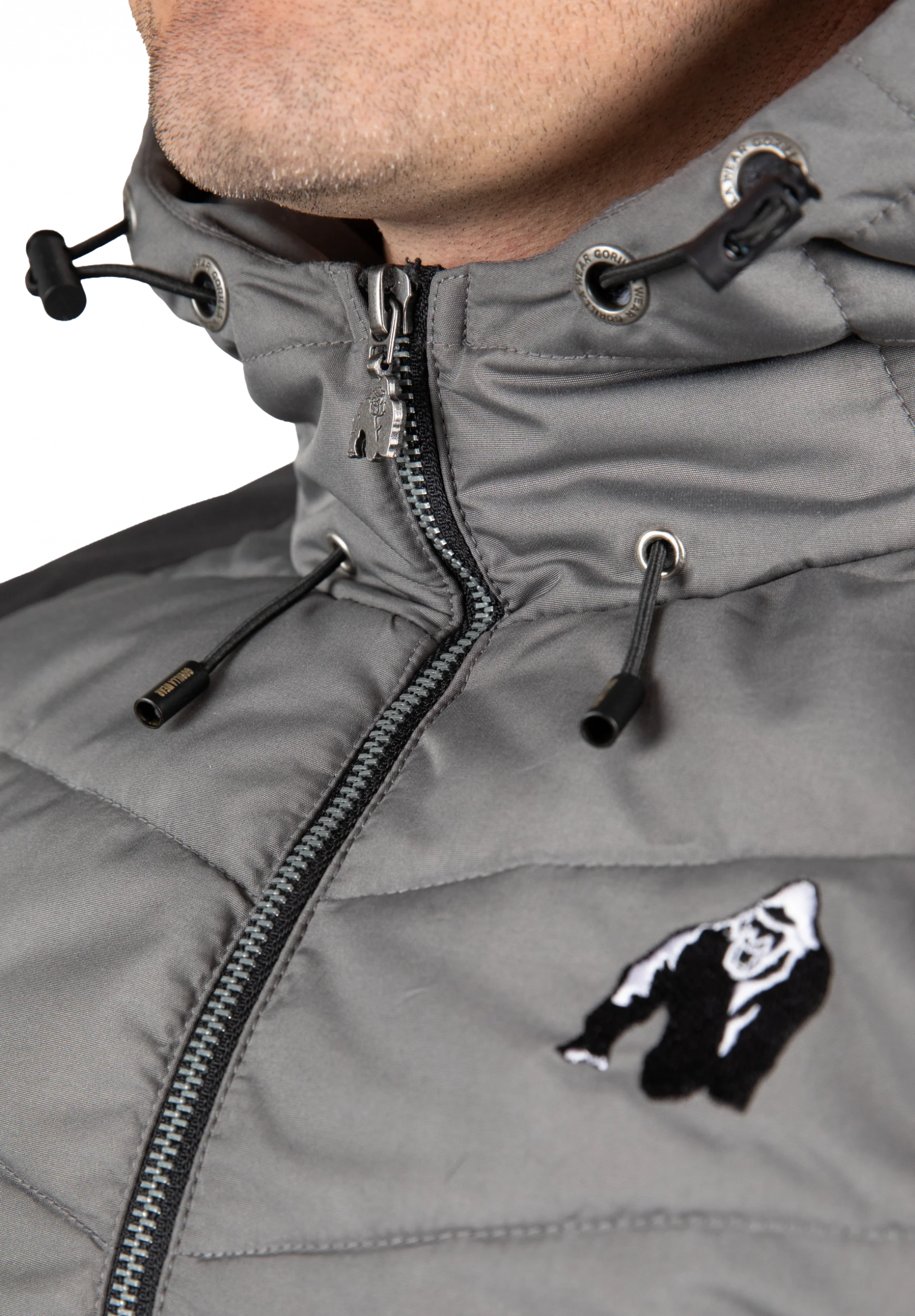 Veste Felton Gorilla Wear homme - Gris/Noir 4