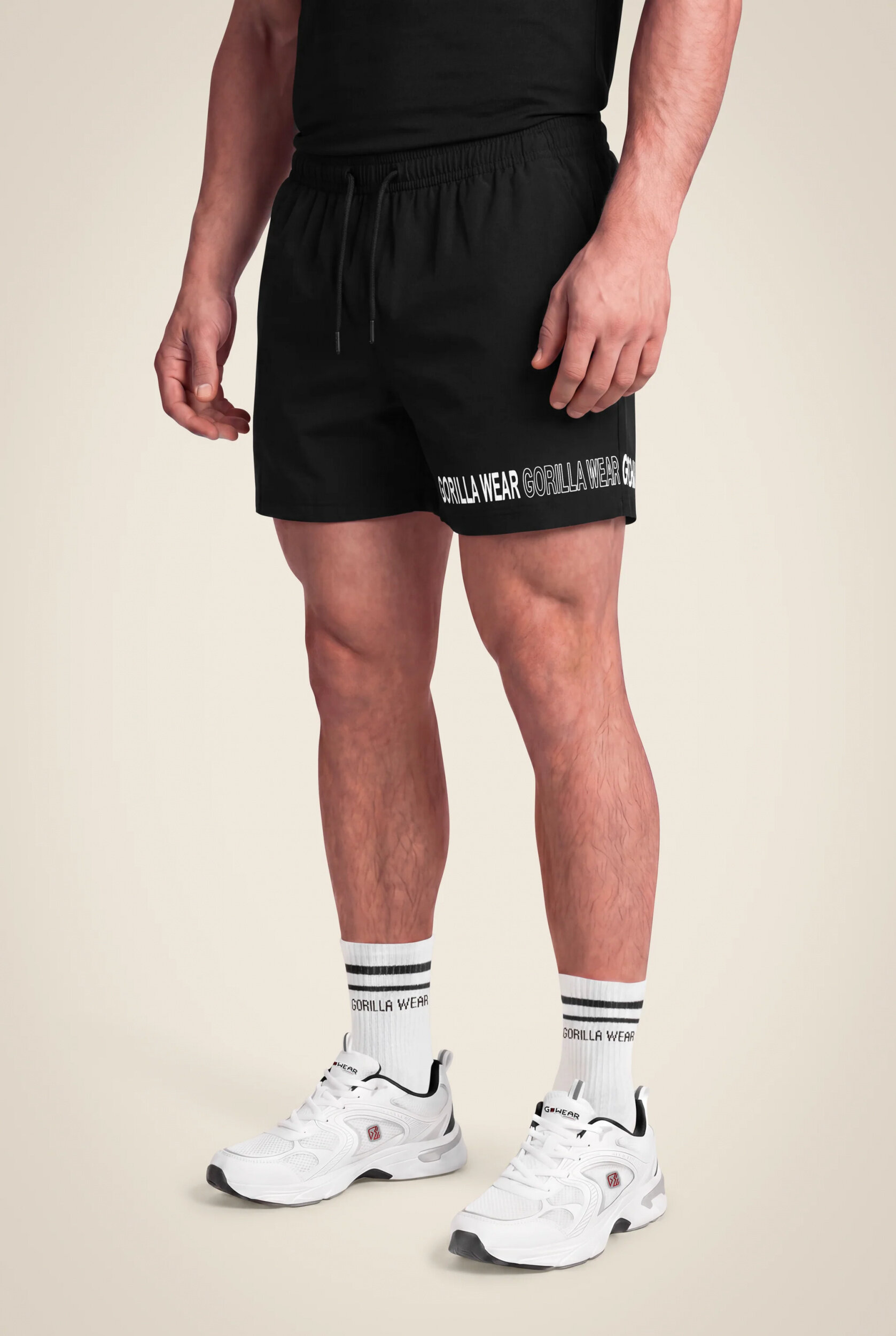 Short de bain Otis Gorilla Wear homme - Noir