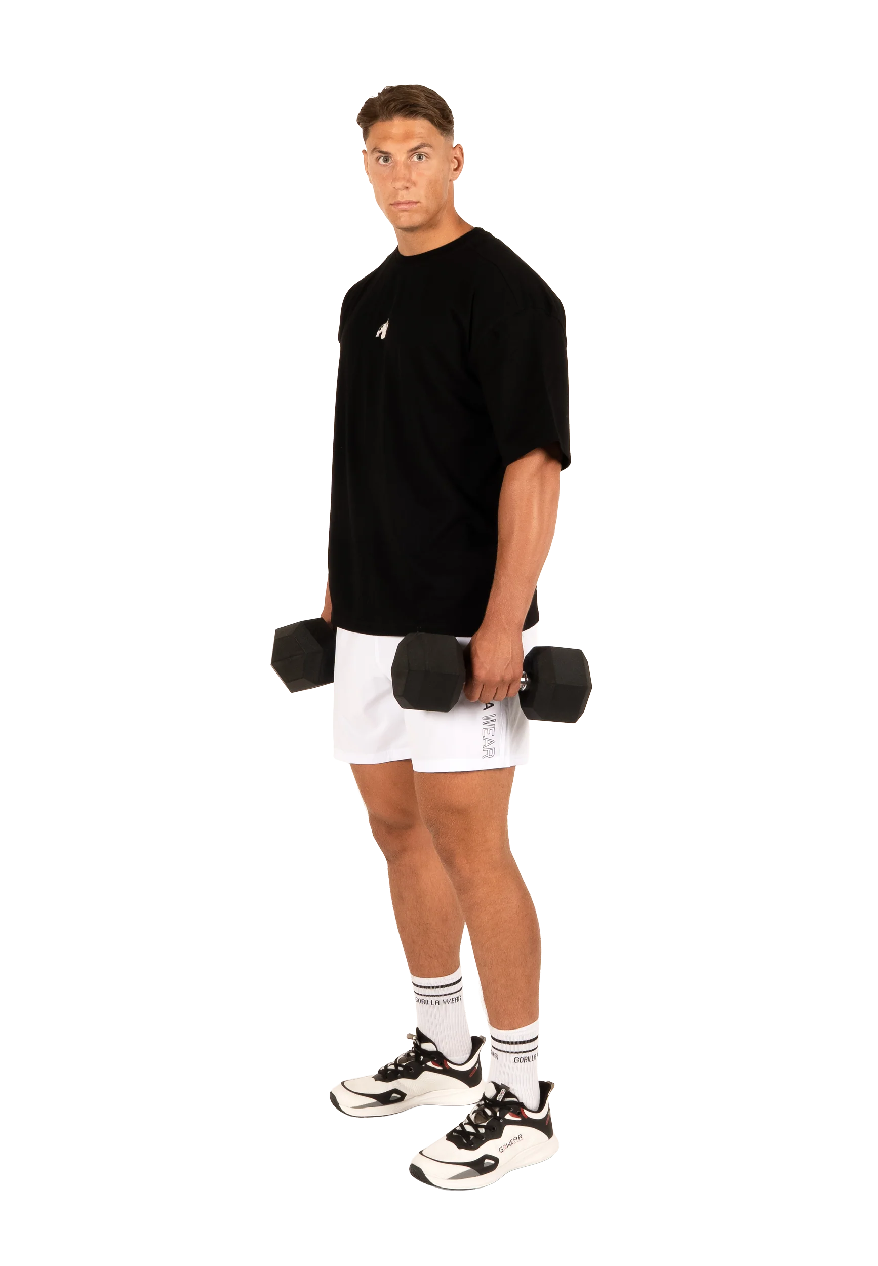 T-shirt oversize Philip Gorilla Wear homme - Noir 3
