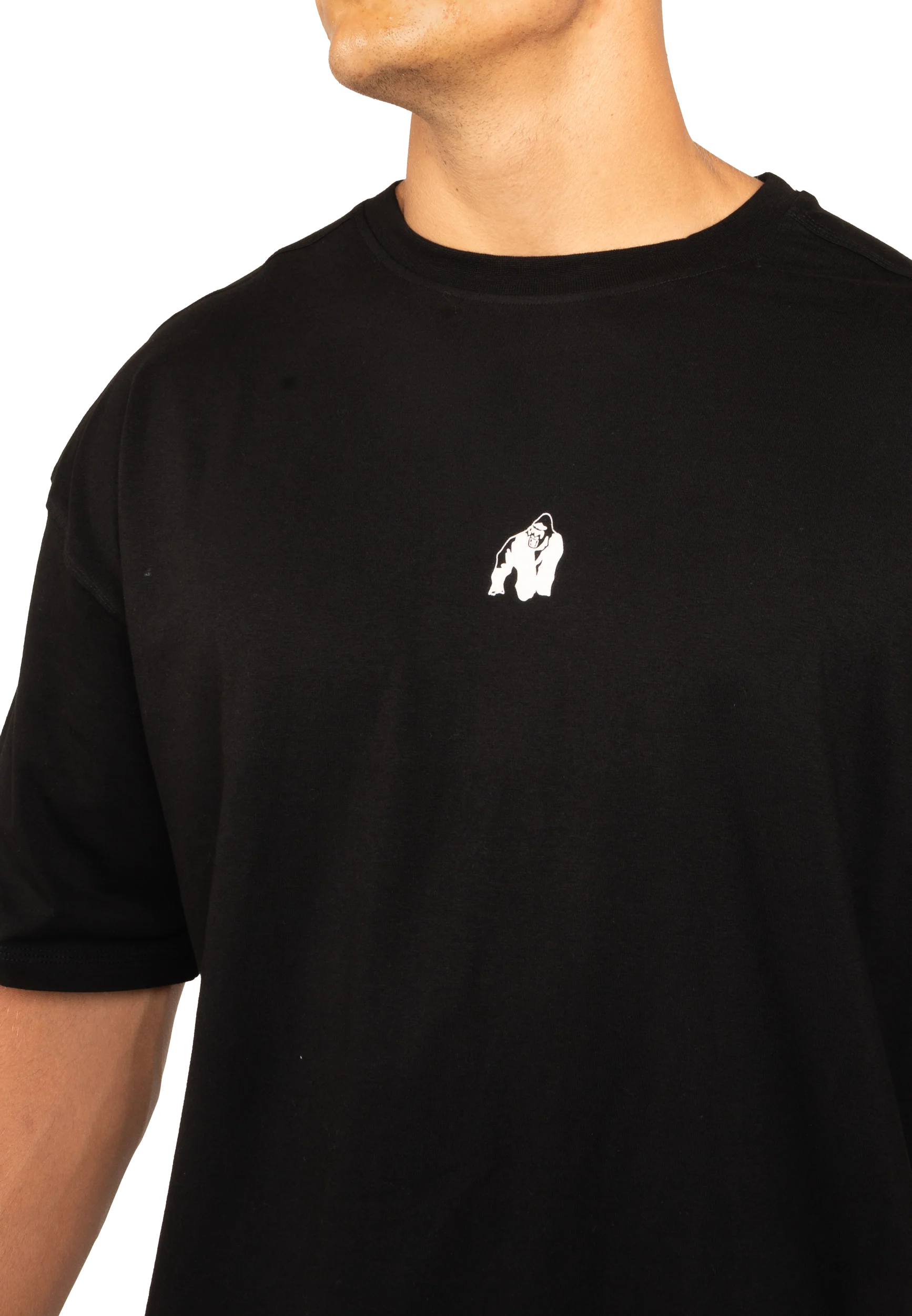 T-shirt oversize Philip Gorilla Wear homme - Noir 4