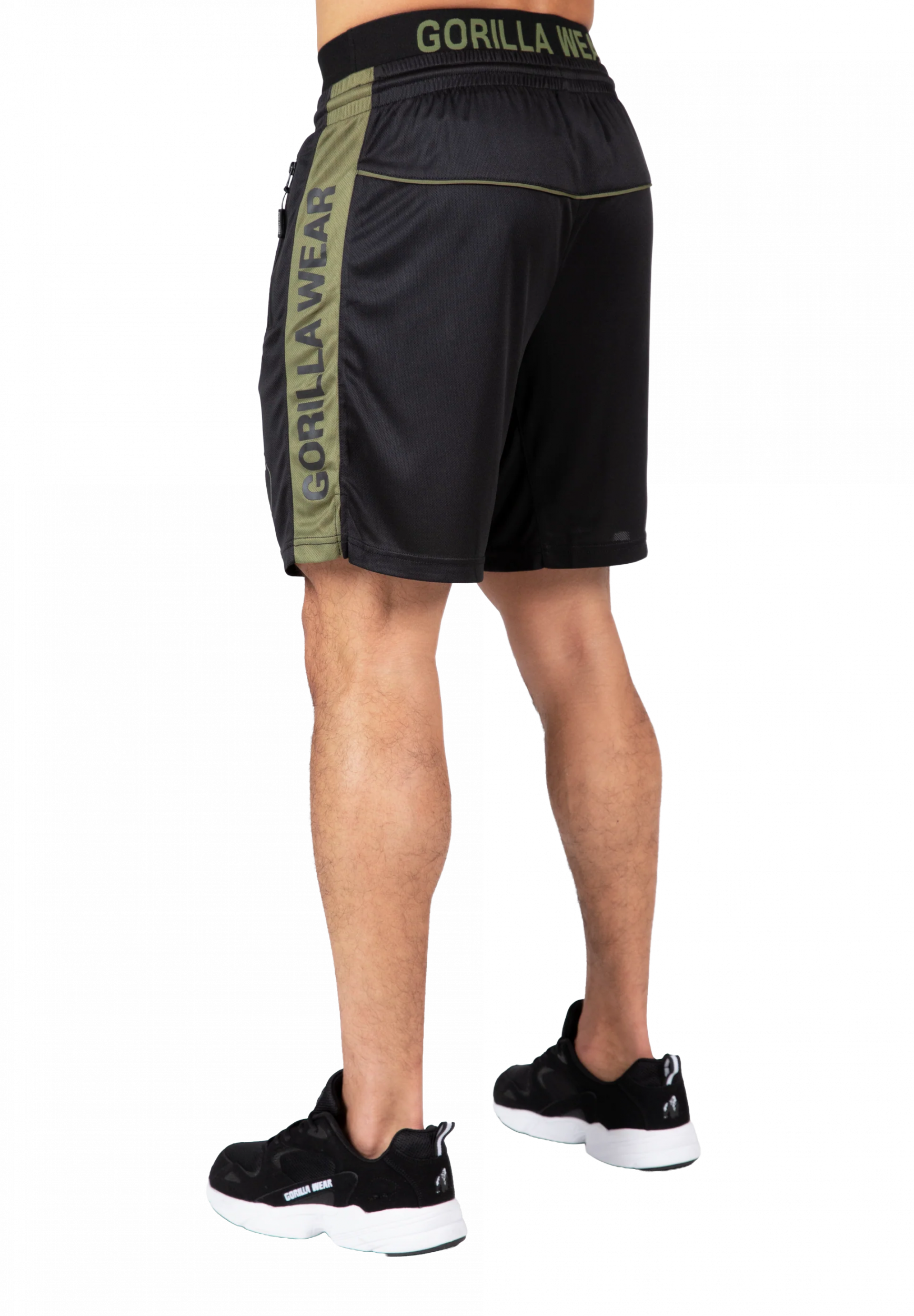 Short Atlanta Gorilla Wear homme - Noir/Vert 2