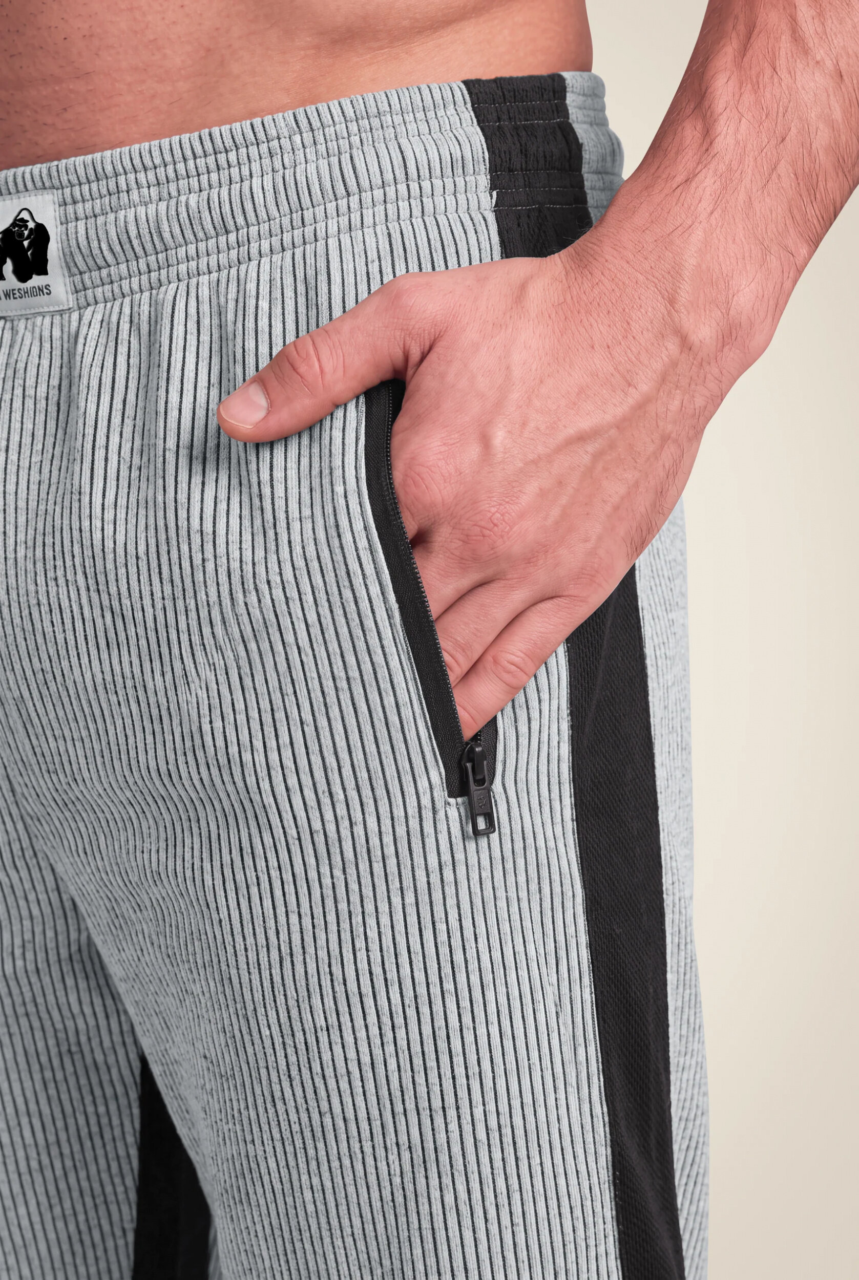 Pantalon Old School Augustine Gorilla Wear homme - Gris 5
