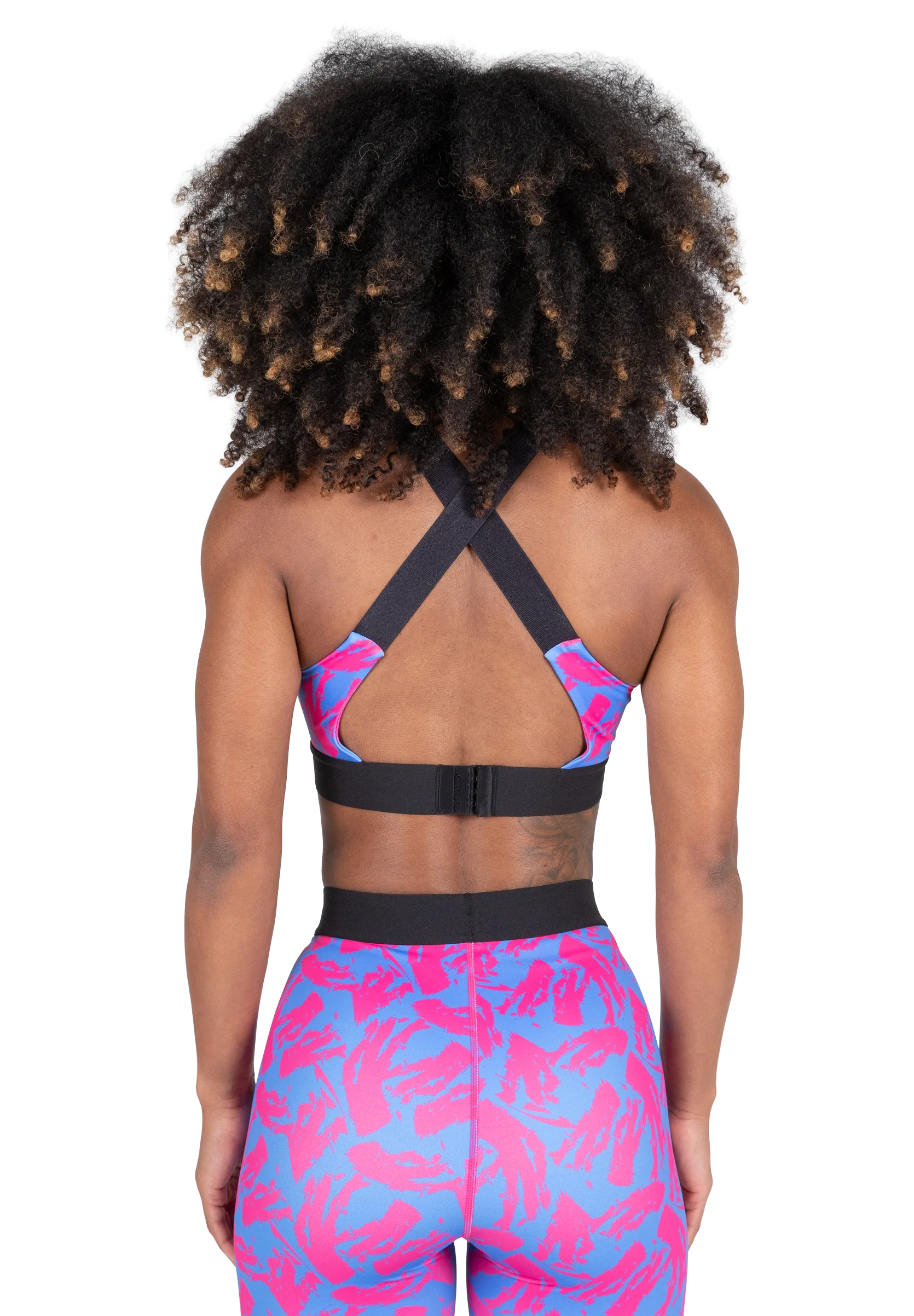 Brassière Colby Gorilla Wear femme - Bleu/Rose 2