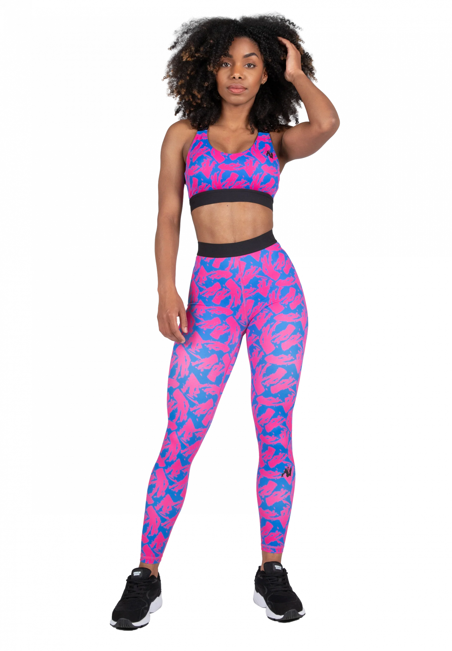 Brassière Colby Gorilla Wear femme - Bleu/Rose 3