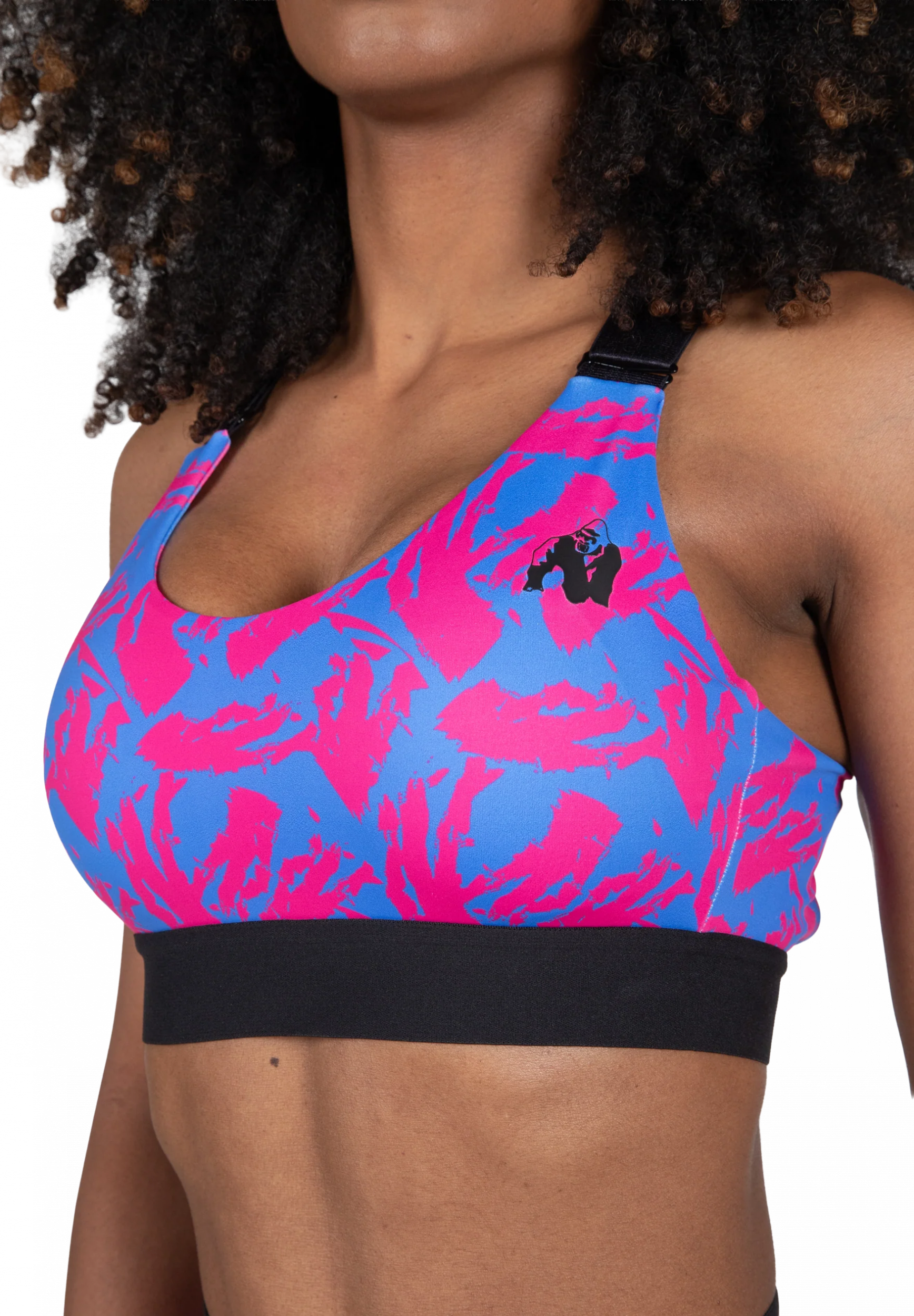 Brassière Colby Gorilla Wear femme - Bleu/Rose 4
