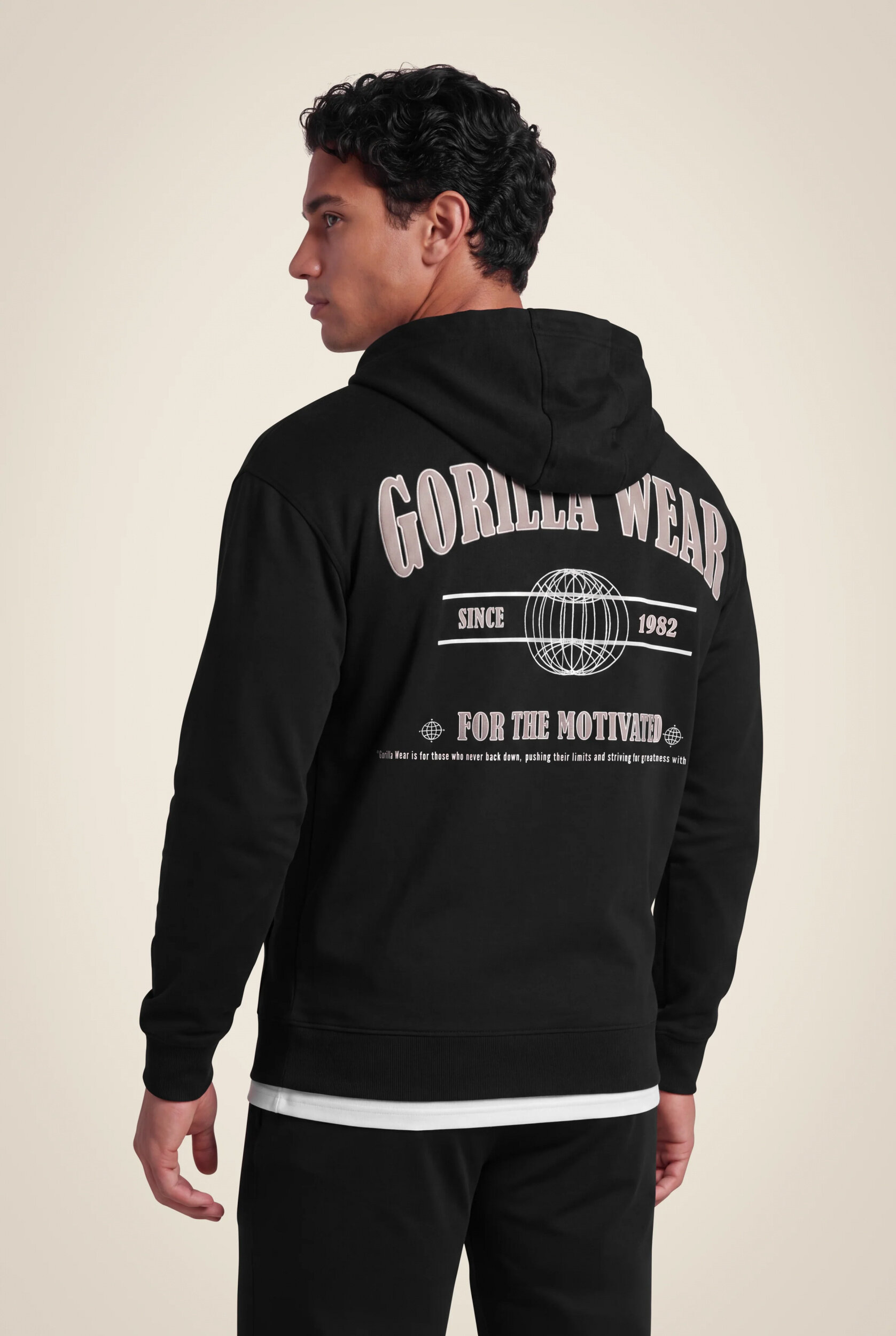 Sweat zippé Scofield Gorilla Wear homme - Noir