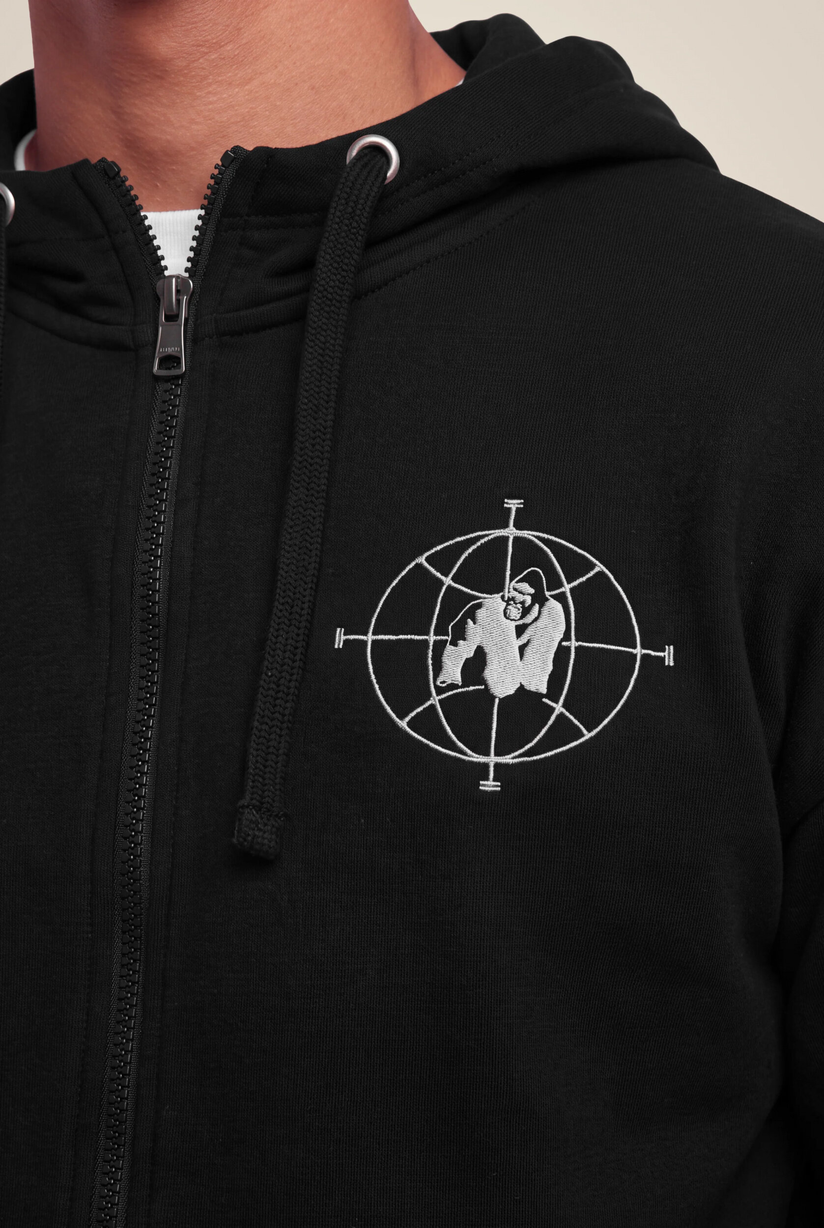 Sweat zippé Scofield Gorilla Wear homme - Noir 5