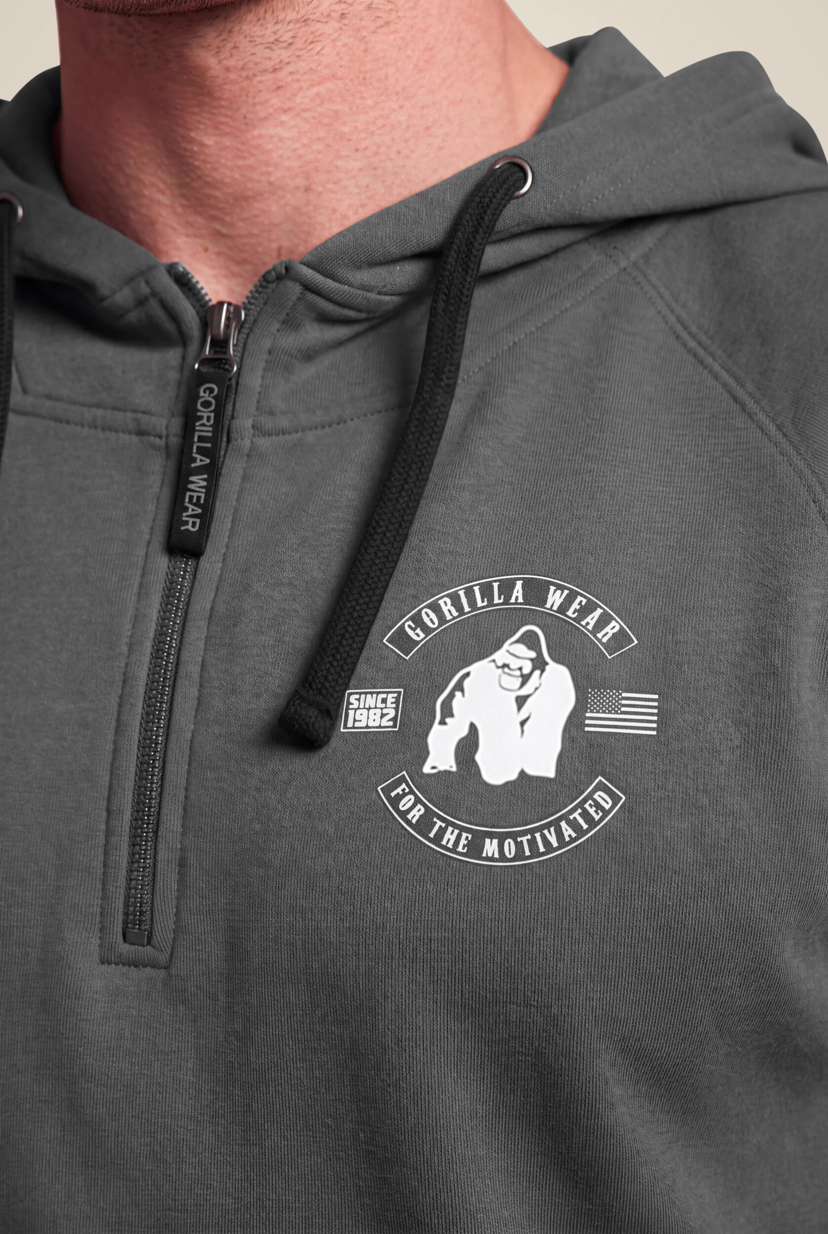 Sweat sans manches Huntley Gorilla Wear homme - Gris foncé 4
