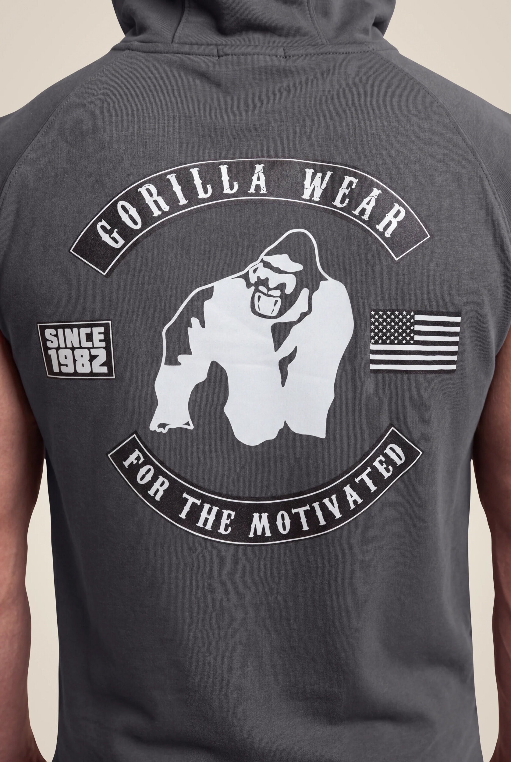 Sweat sans manches Huntley Gorilla Wear homme - Gris foncé 5