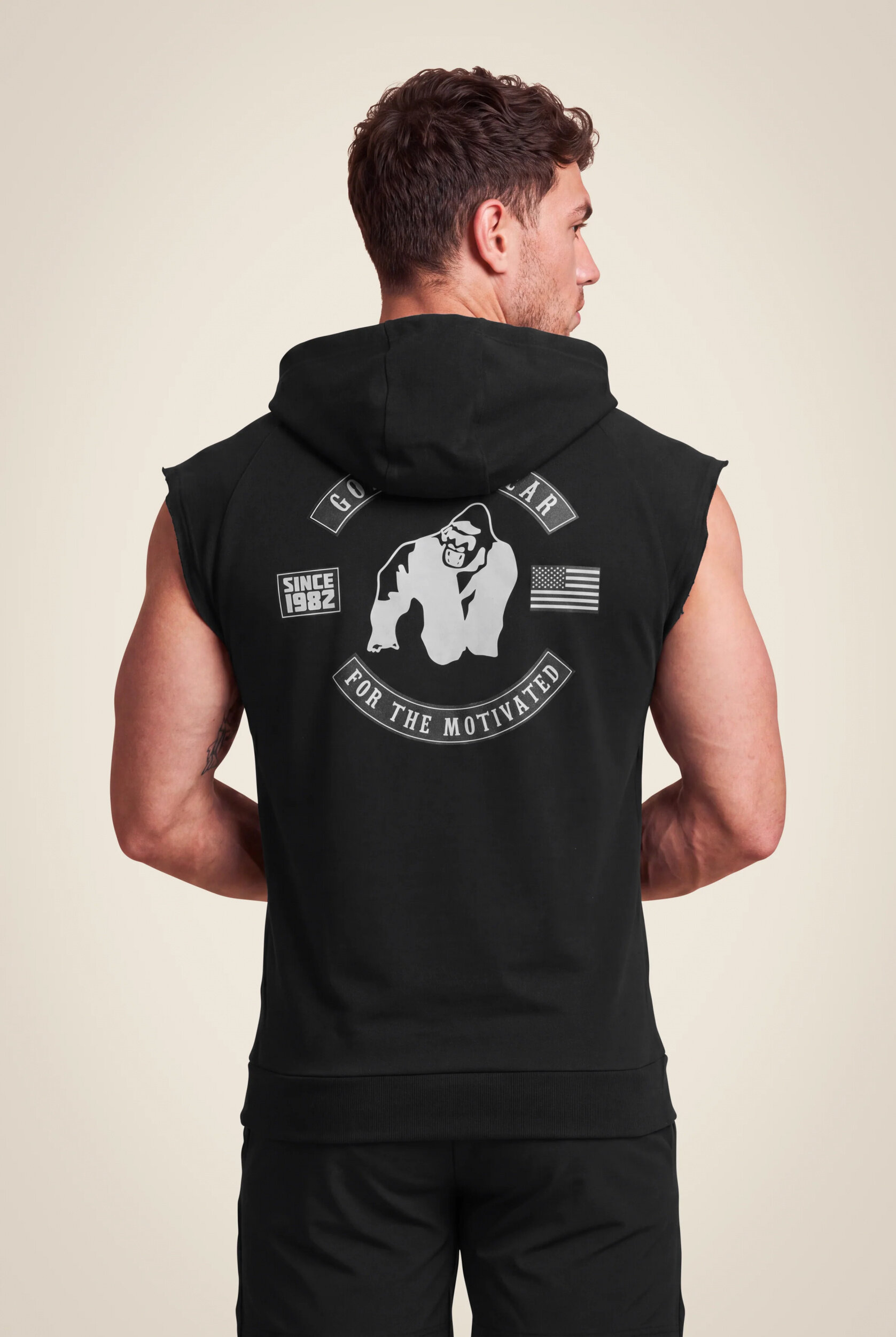 Sweat sans manches Huntley Gorilla Wear homme - Noir 2