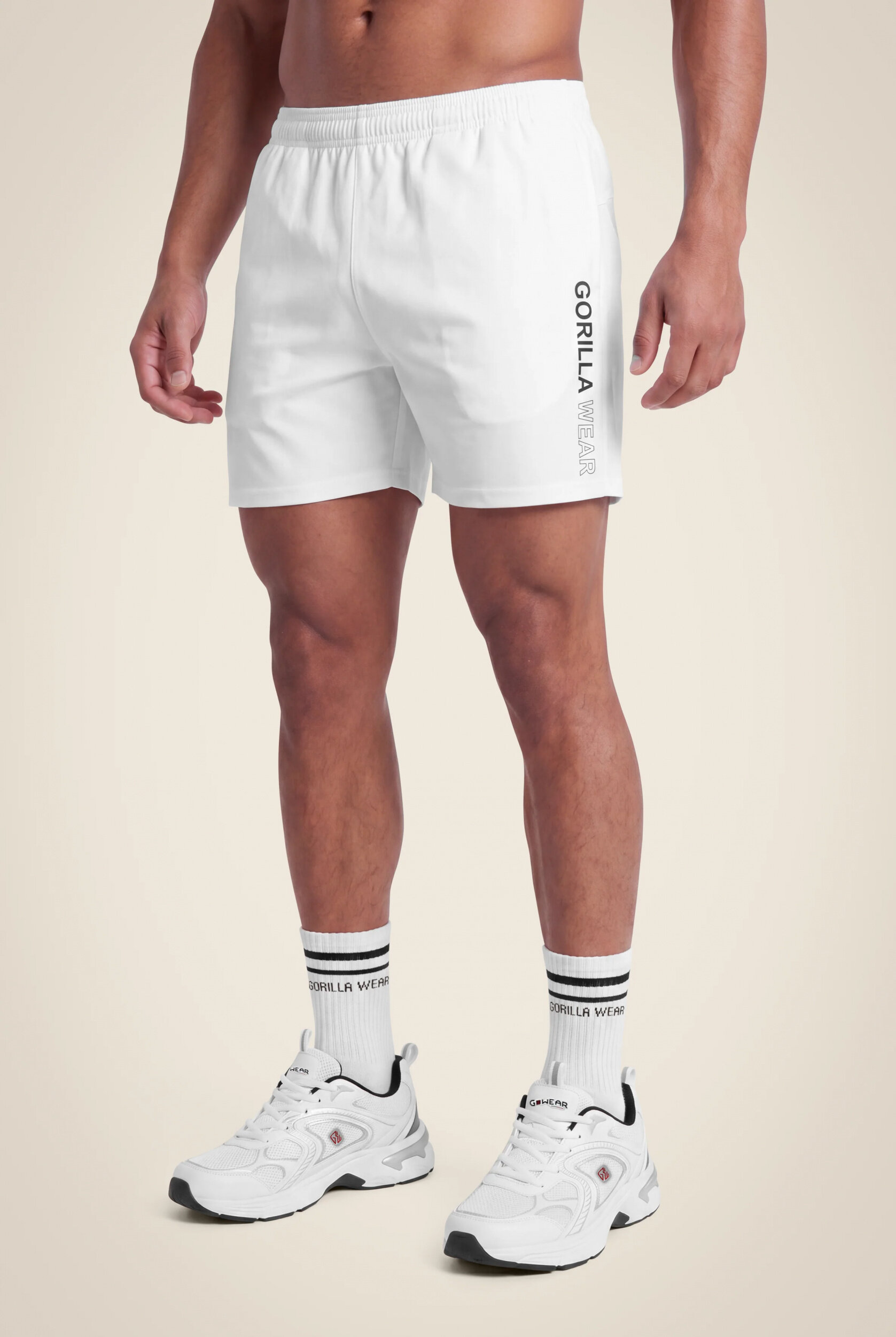 Short Clarkson Gorilla Wear homme - Blanc