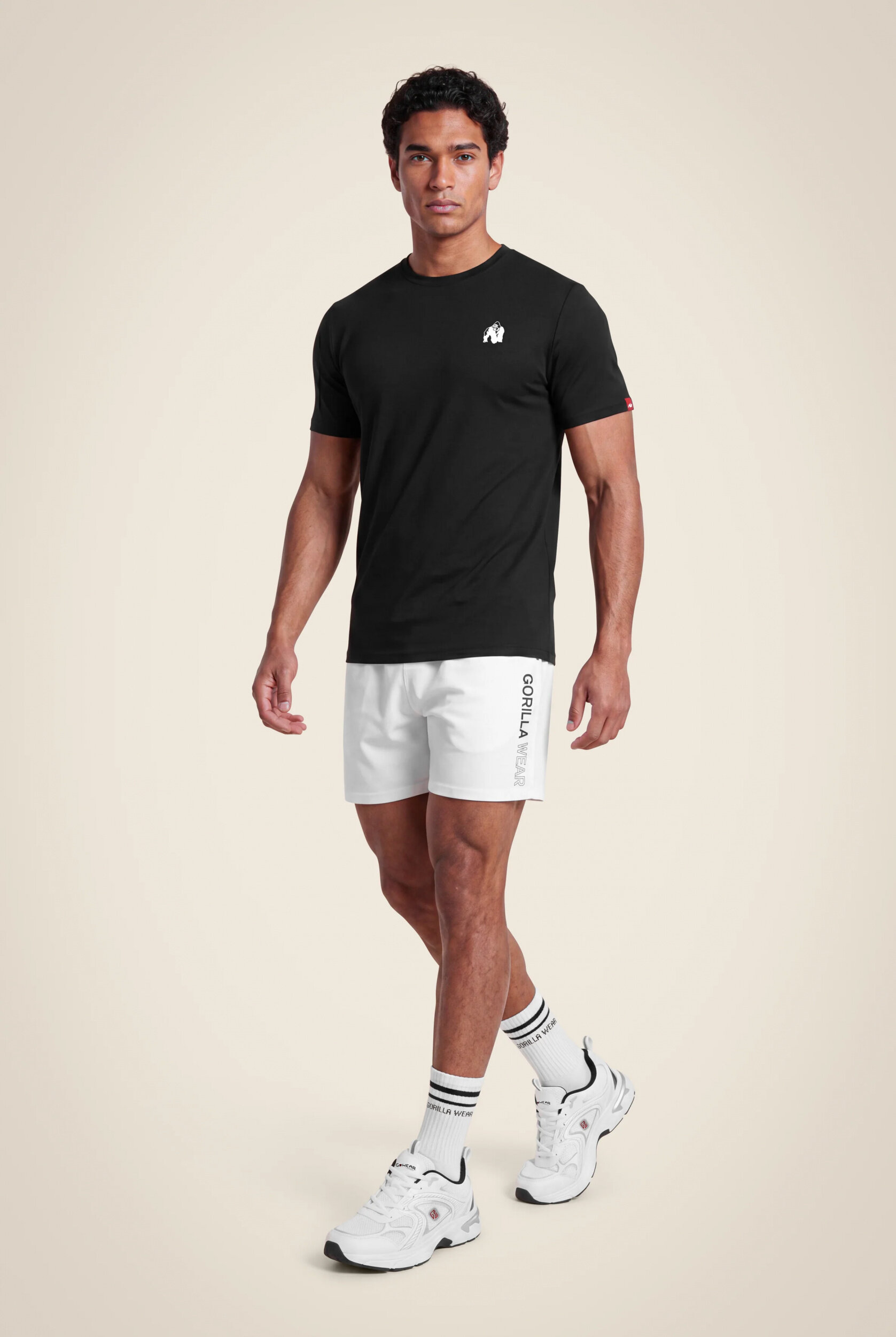 Short Clarkson Gorilla Wear homme - Blanc 3